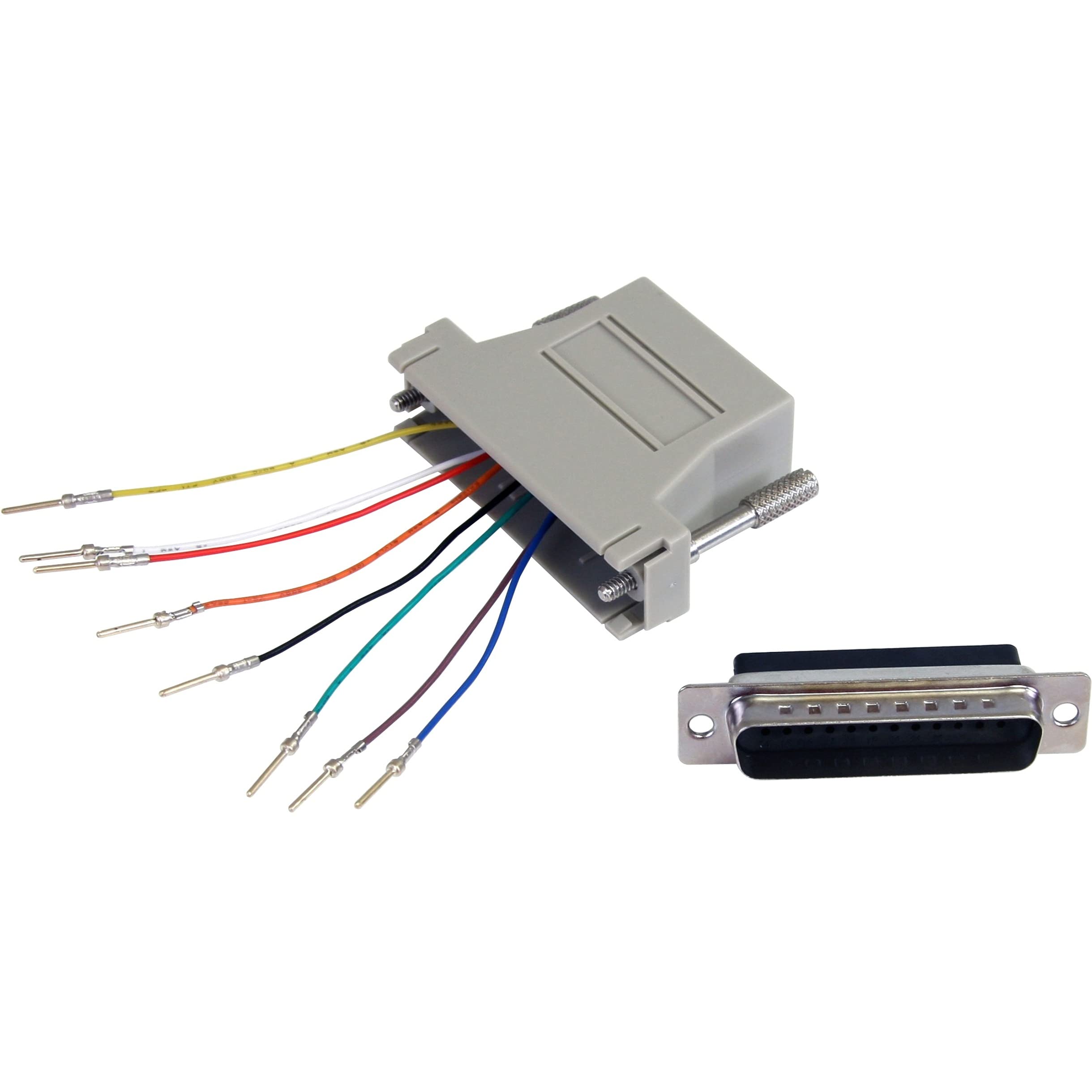 Startech.Com Db25 To Rj45 Modular Adapter   M/F   Serial Adapter   Db 25 (M) To Rj 45 (F) (Gc258Mf)