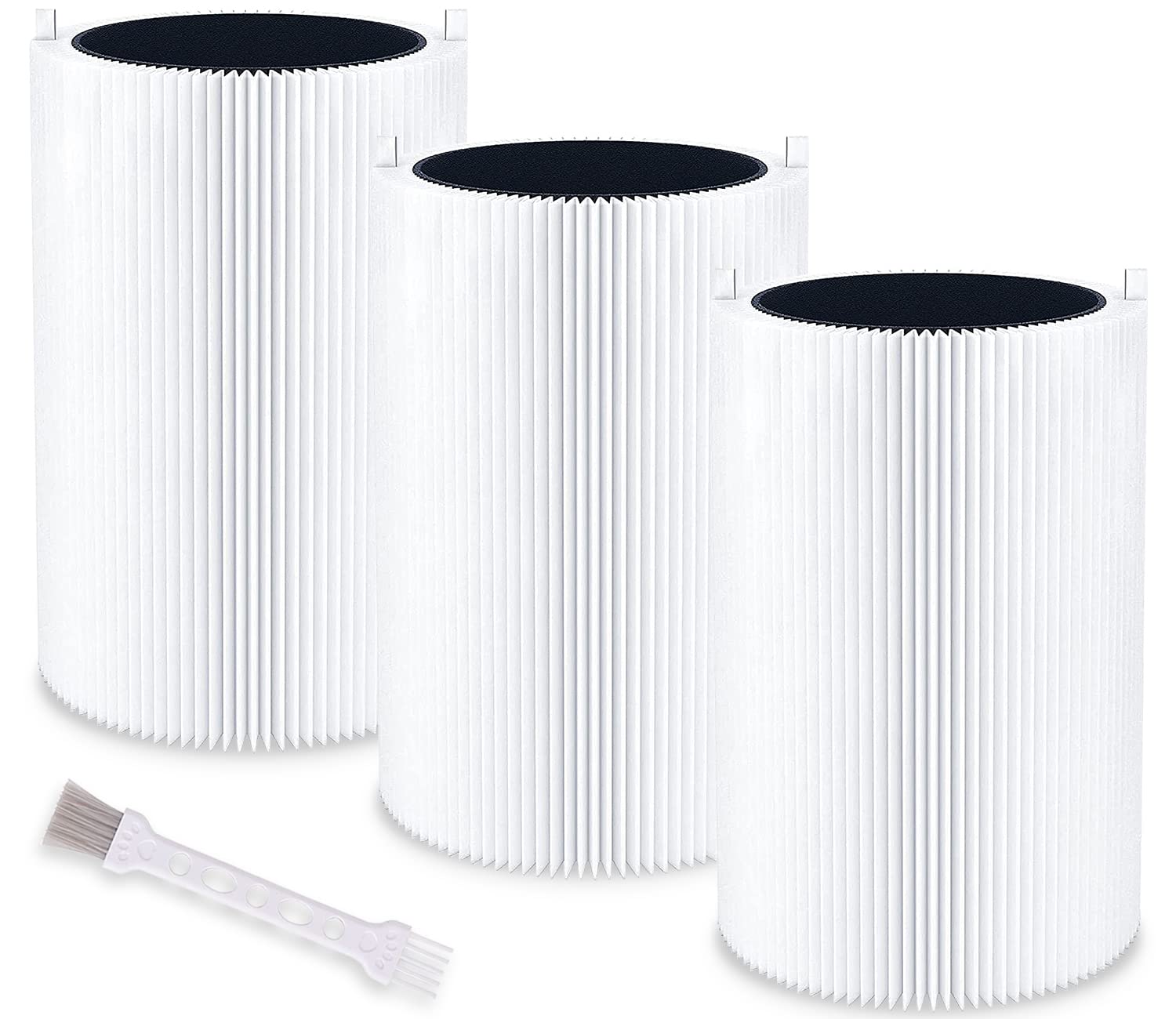 Nxbhg Blue Air Filter Replacement 411 Compatible With Blueair Blue Pure 411 Genuine, Blue Pure 411+,411 Auto & Mini, 3 Pack Hepa