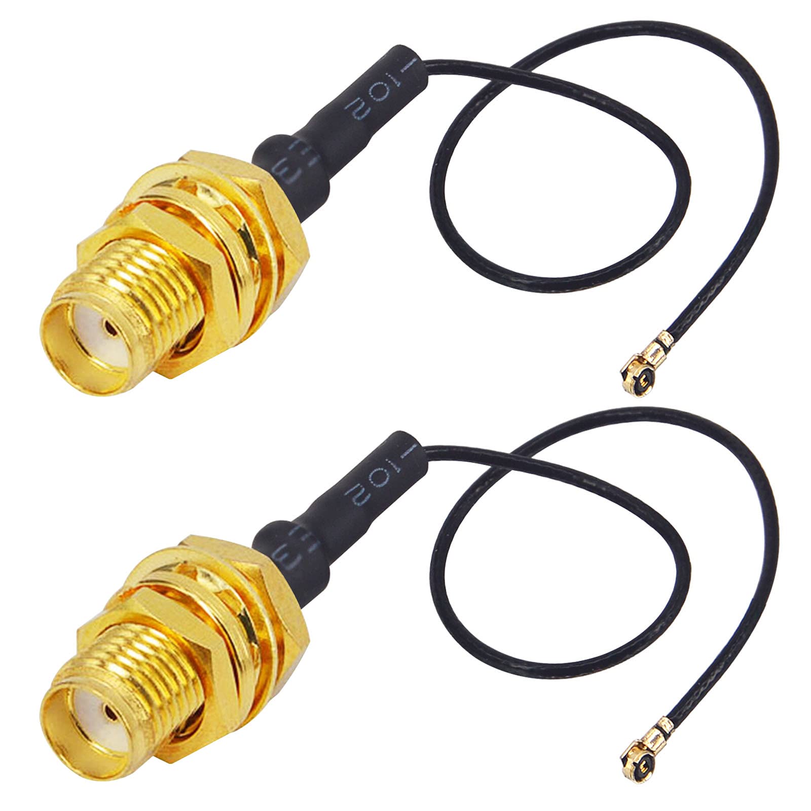 onelinkmore UFL to SMA M.2 NGFF SMA Female Jack Bulkhead to MHF4 RF Pigtail WiFi Antenna Extension Cable for PCI WiFi Card Wirel