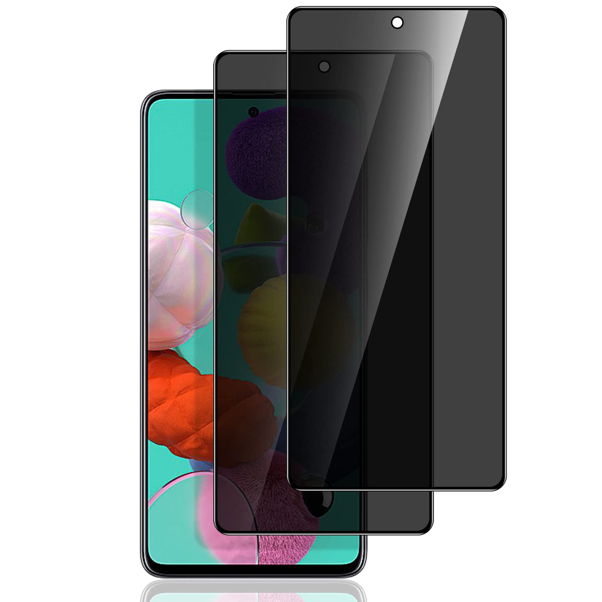 [2-Pack] For Samsung Galaxy S20 Fe / A53 / A52 / A51 Privacy Screen Protector, Anti-Spy Tempered Glass Protector Film [Dont Supp