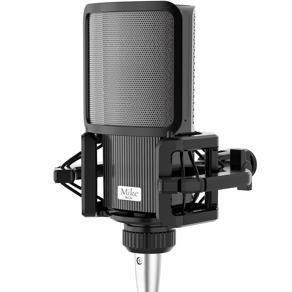 Microphone Shock Mount With Filter Screen For Lewitt Ray Lct-240 Pro Lct 440 Pure Lct 441 Flex Compatible With Protruding Stems