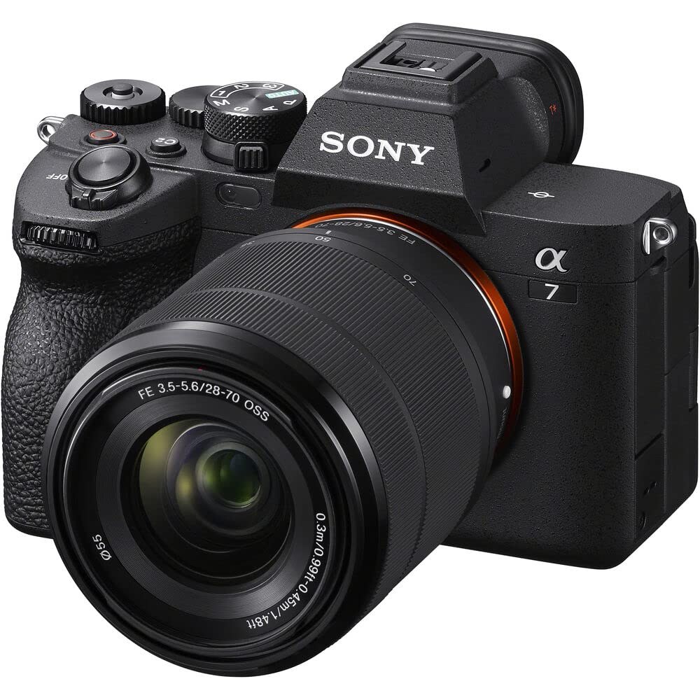 Sony A7 Iv Mirrorless Camera With 28-70Mm Lens Ilce-7M4K/B, Sony Fe 24-70Mm Lens Sel2470Z, 64Gb Memory Card, Filter Kit, Wide An
