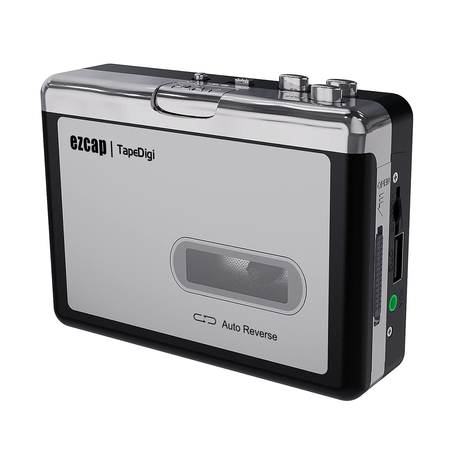 Ezcap Cassette To Mp3 Converter, Digital Cassette Player Converts Tape To Mp3 Into Usb Flash Drive, No Pc Required No Bluetooth