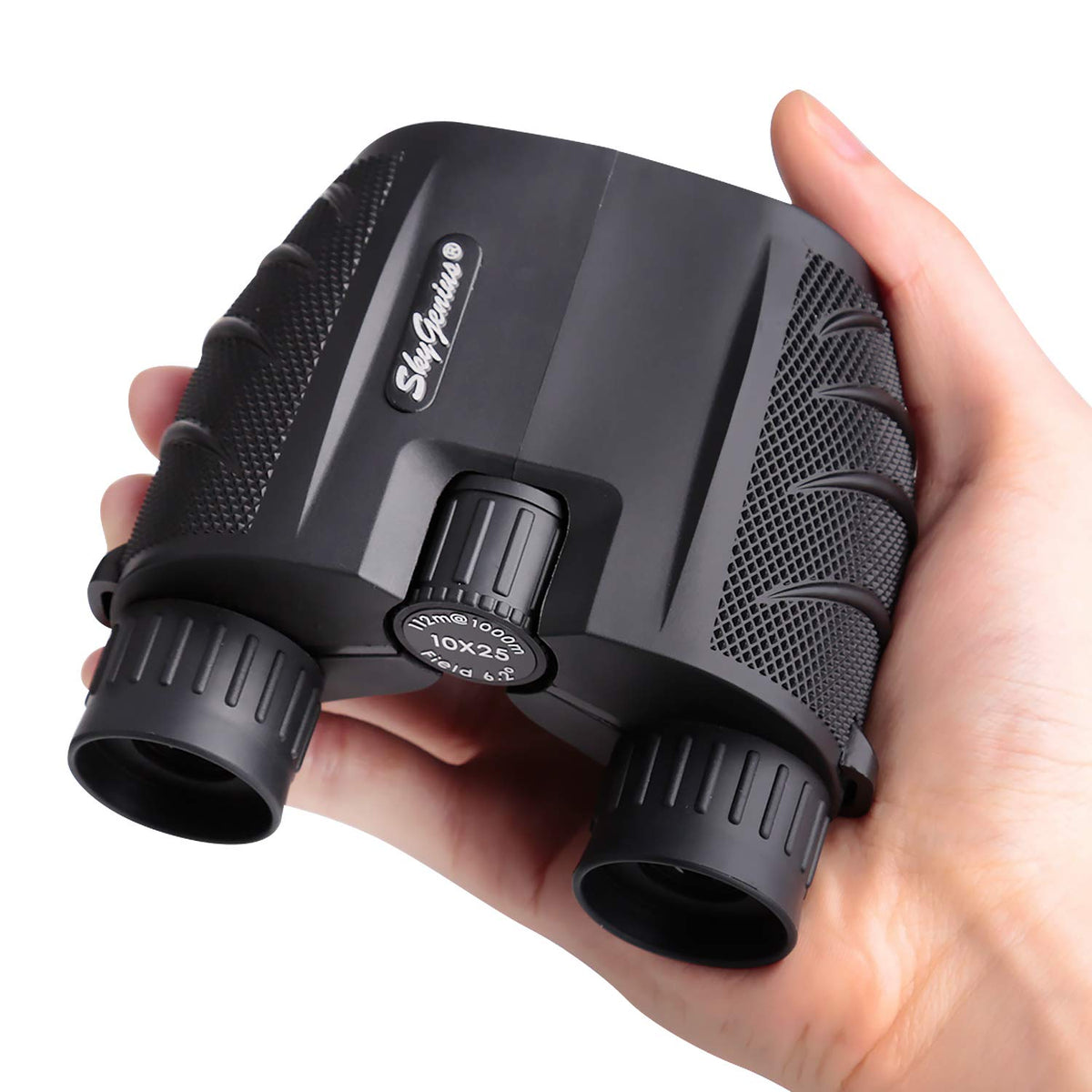Skygenius 10X25 Compact Binoculars For Adults And Kids, Small Binoculars For Bird Watching, Pocket Binoculars For Theater And Co
