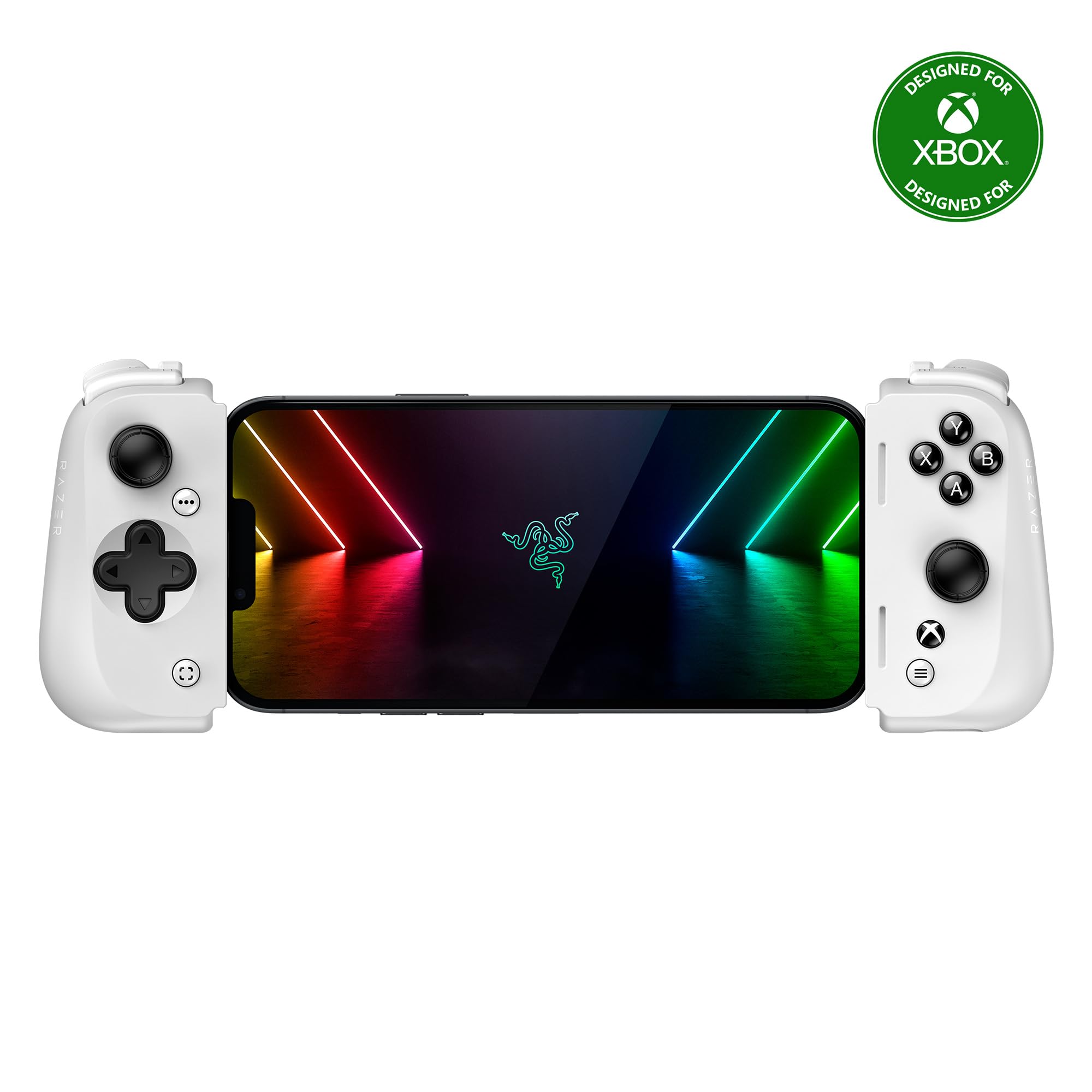 Razer Kishi V2 Mobile Gaming Controller for iPhone (Lightning) Xbox Edition: Console Quality Controls - Universal Fit - Stream P