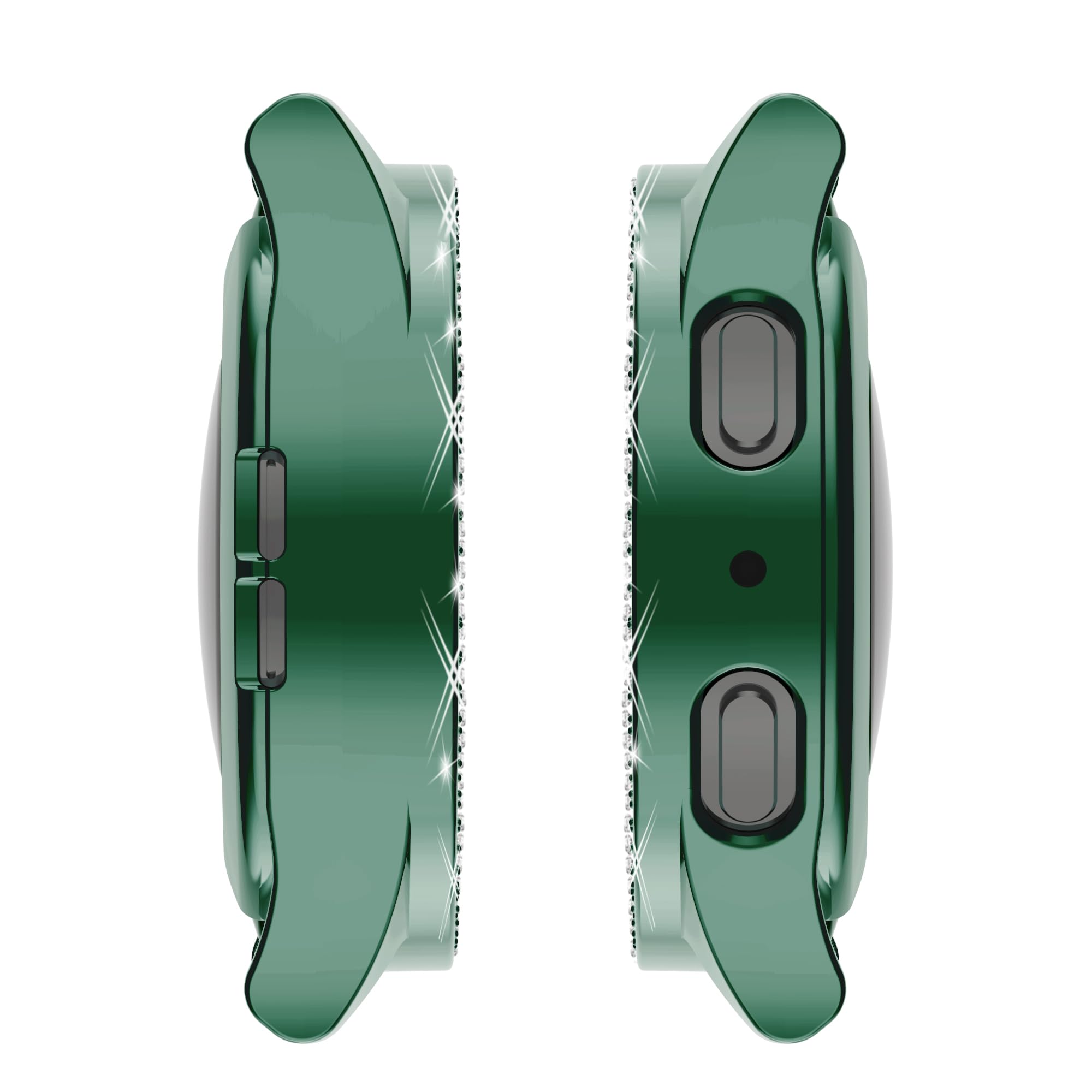 [6 Pack] Richone Bling Case For Samsung Galaxy Watch 7 44Mm Screen Protector, Rhinestones Soft Bumper Covers For Galaxy Smart Wa