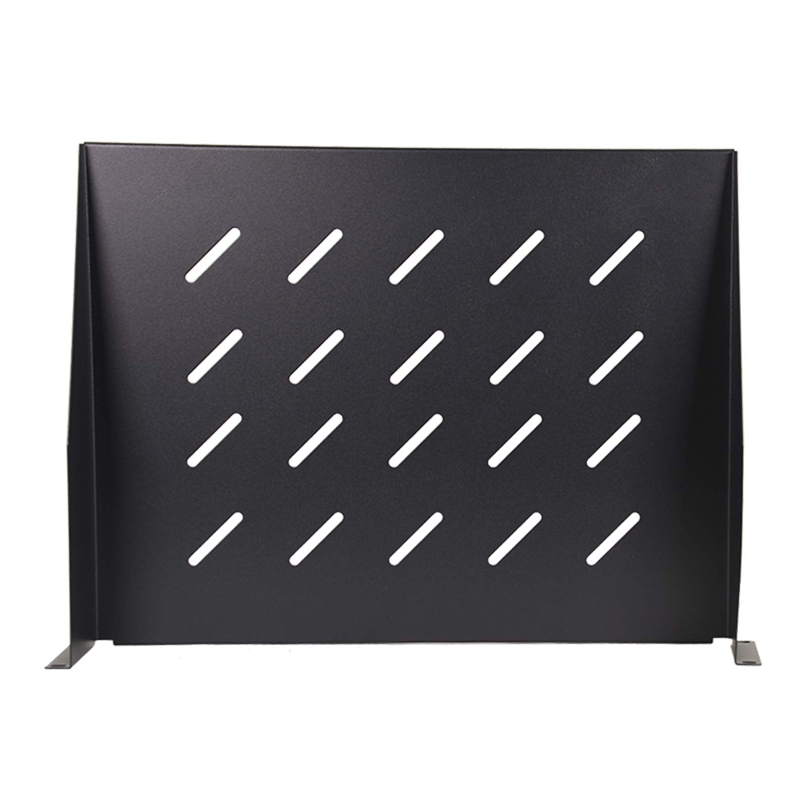 Aeons 2U Universal Server Rack Shelf Vented Rackmount Cantilever Shelf 14'' Deep, For 19    It Network Rack Cabinet Enclosure