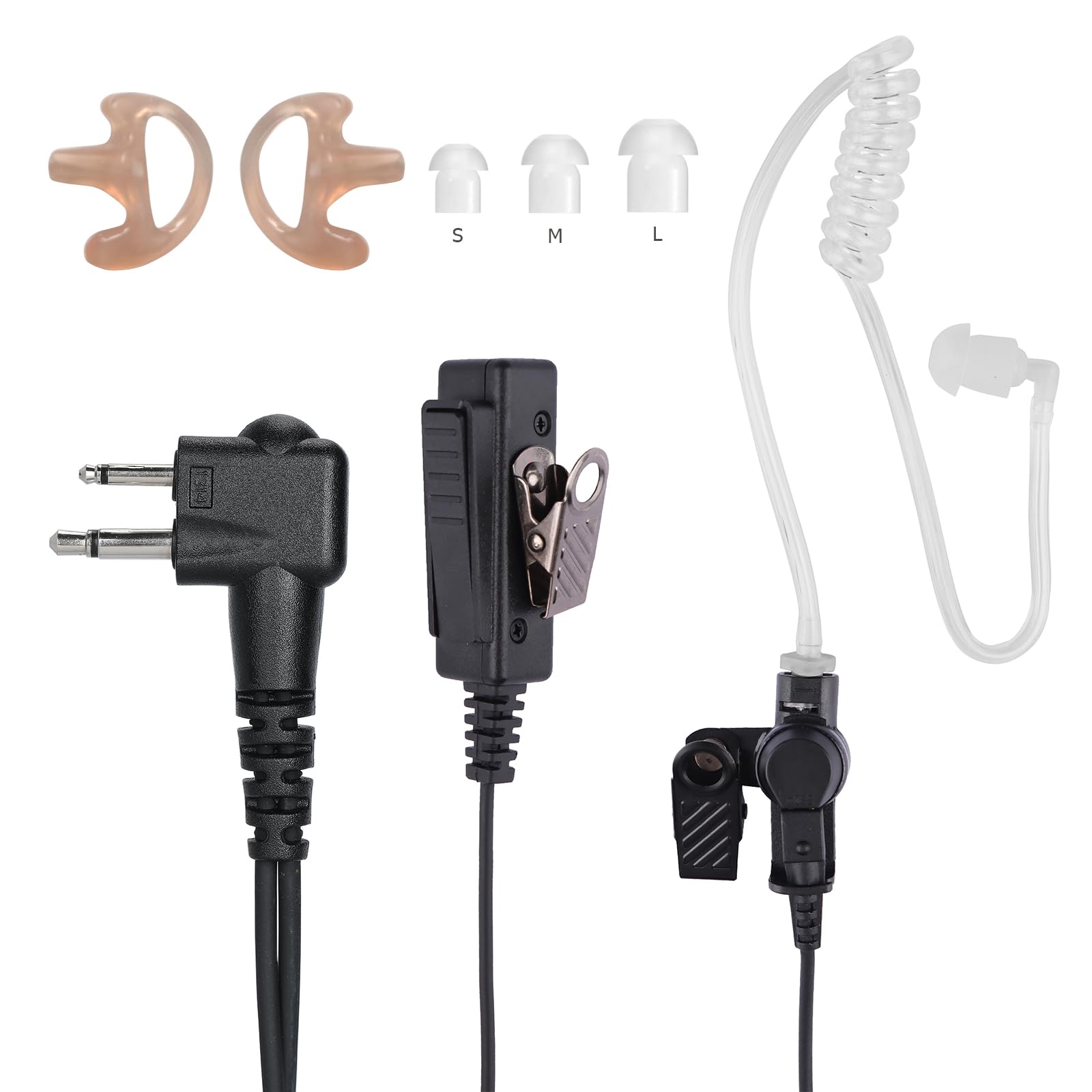 Walkie Talkie Earpiece With Mic,Compatible With Motorola Cp200D Cp100D Cp185 Rdm2070D Cls1110 Cls1410 Earpiece,Motorola Radio Ea