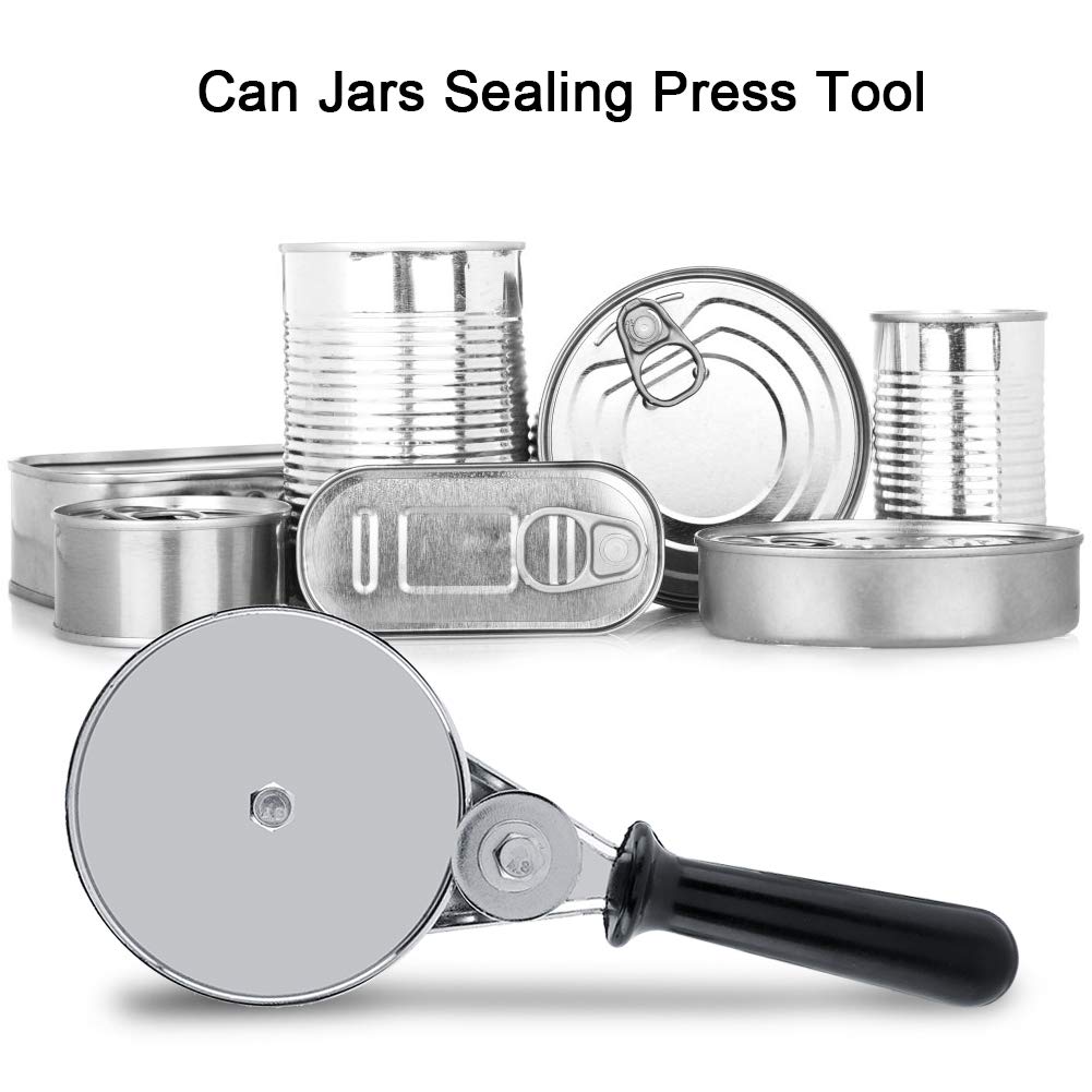 Manual Can Sealer, Stainless Steel Manual Can Round Sealer, Glass Jars Press Sealing Hand Tool, Kitchen Gadgets