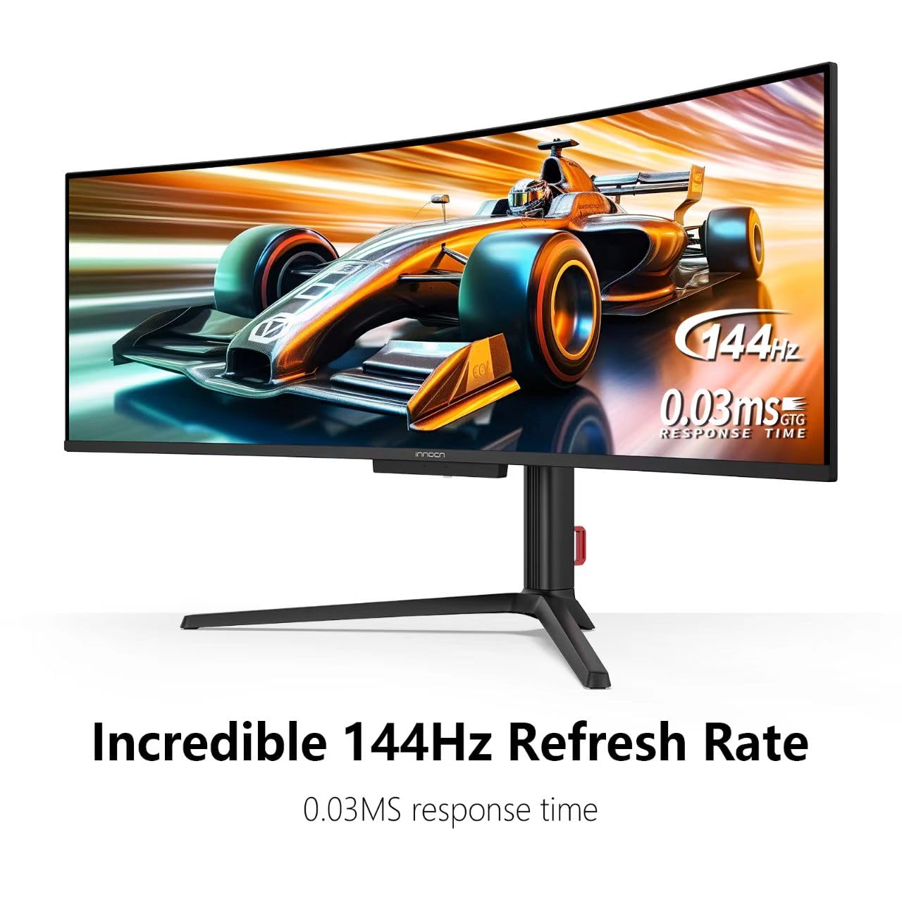 Innocn 49'' Oled Ultrawide Curved Gaming Monitor 5120 X 1440P 144Hz, 0.03Ms, Usb Type C 90W, Hdmi 2.1, Displayport, Usb Hub, Sur