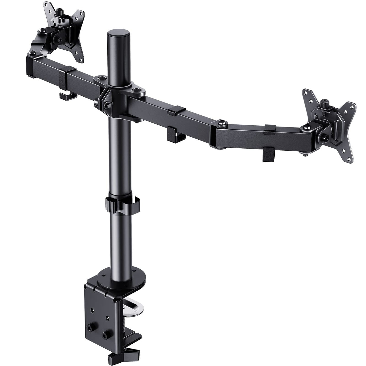 Ergear Dual Monitor Desk Mount, Fully Adjustable Dual Monitor Arm For 2 Computer Screens Up To 32 Inch, Heavy Duty Dual Monitor 