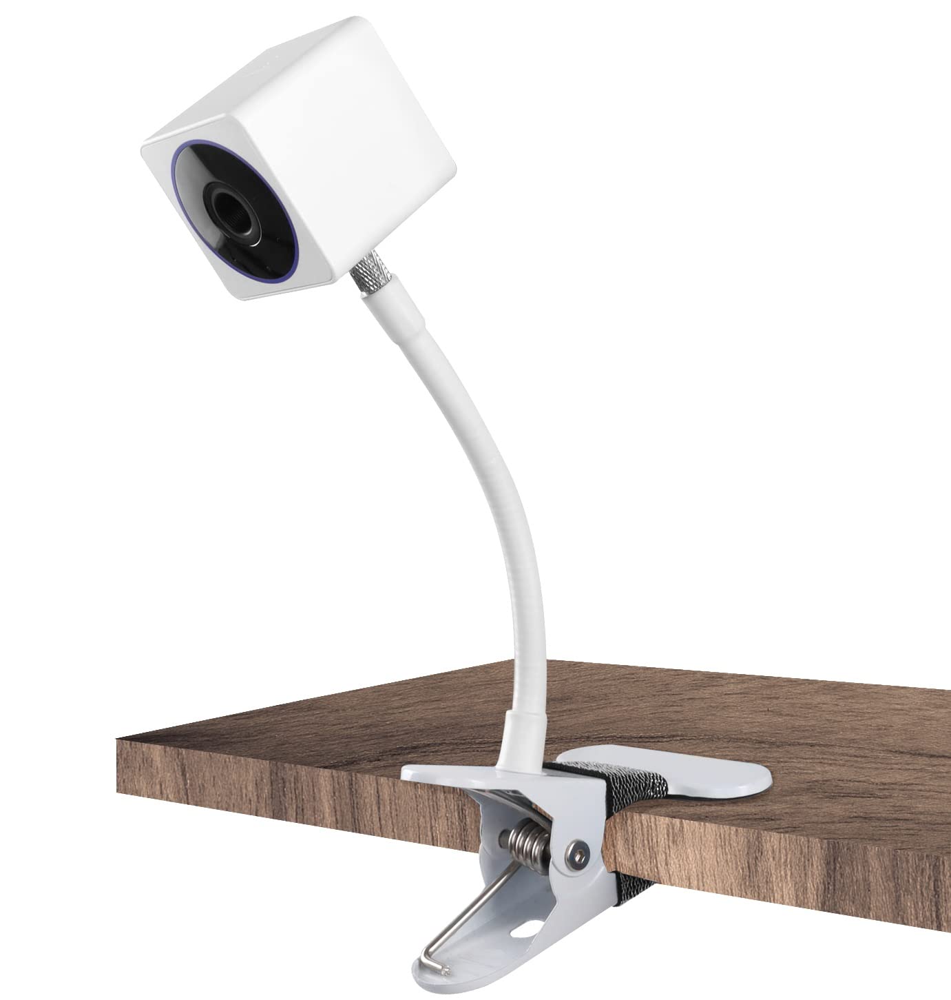 Okemeeo Gooseneck Clip Wall Mount For Wyze Cam Og And More Cameras With 1/4' Threaded Hole