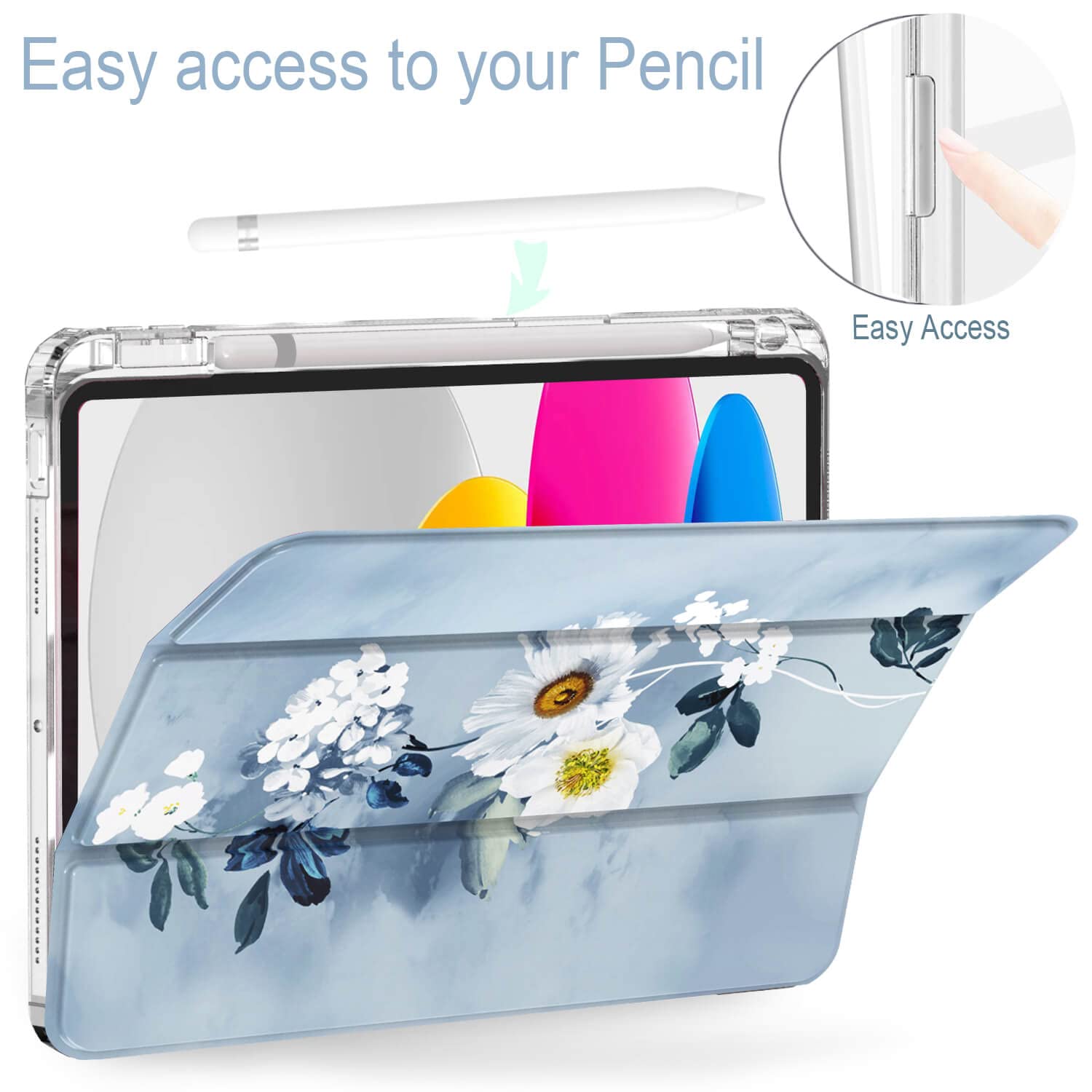 Feams Case For Ipad (A16) 11Th Generation 11 Inch 2025, Ipad 10Th Generation 10.9 Inch 2022, Slim Ipad A16 Case Clear Back Cover