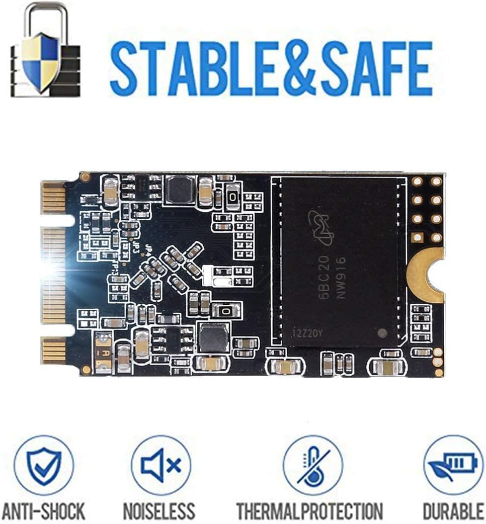 Dogfish Ssd Sata M.2 2242 256Gb Ngff Internal Solid State Drive High Performance Hard Drive Desktop Laptop Sata Iii 6Gb/S(256Gb*