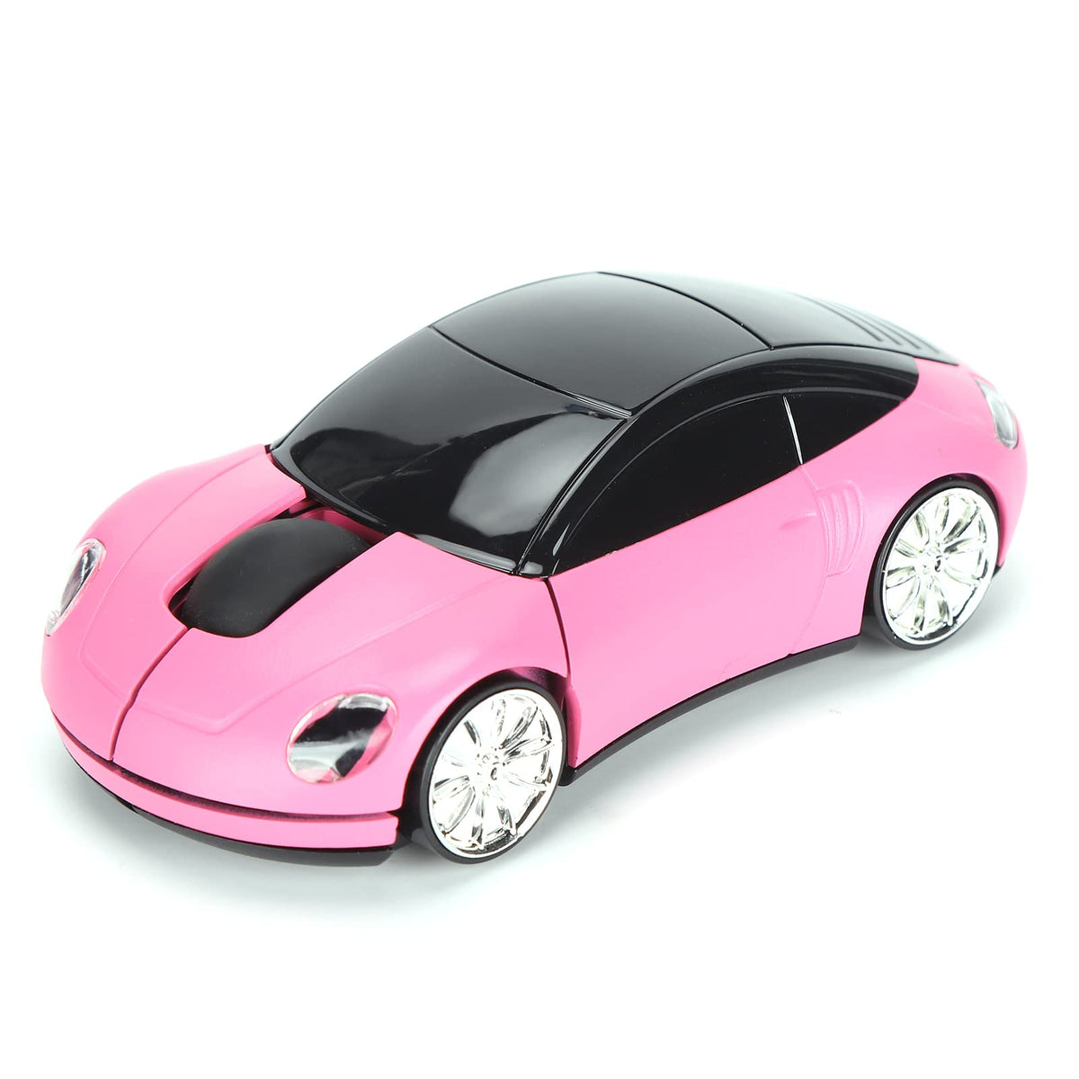 Dpofirs 2.4G Mouse For Laptop, Mini Car Shaped Smart Cordless Mouse, Ergonomic Game Mouse With Usb Receiver, Gifts For Girls()