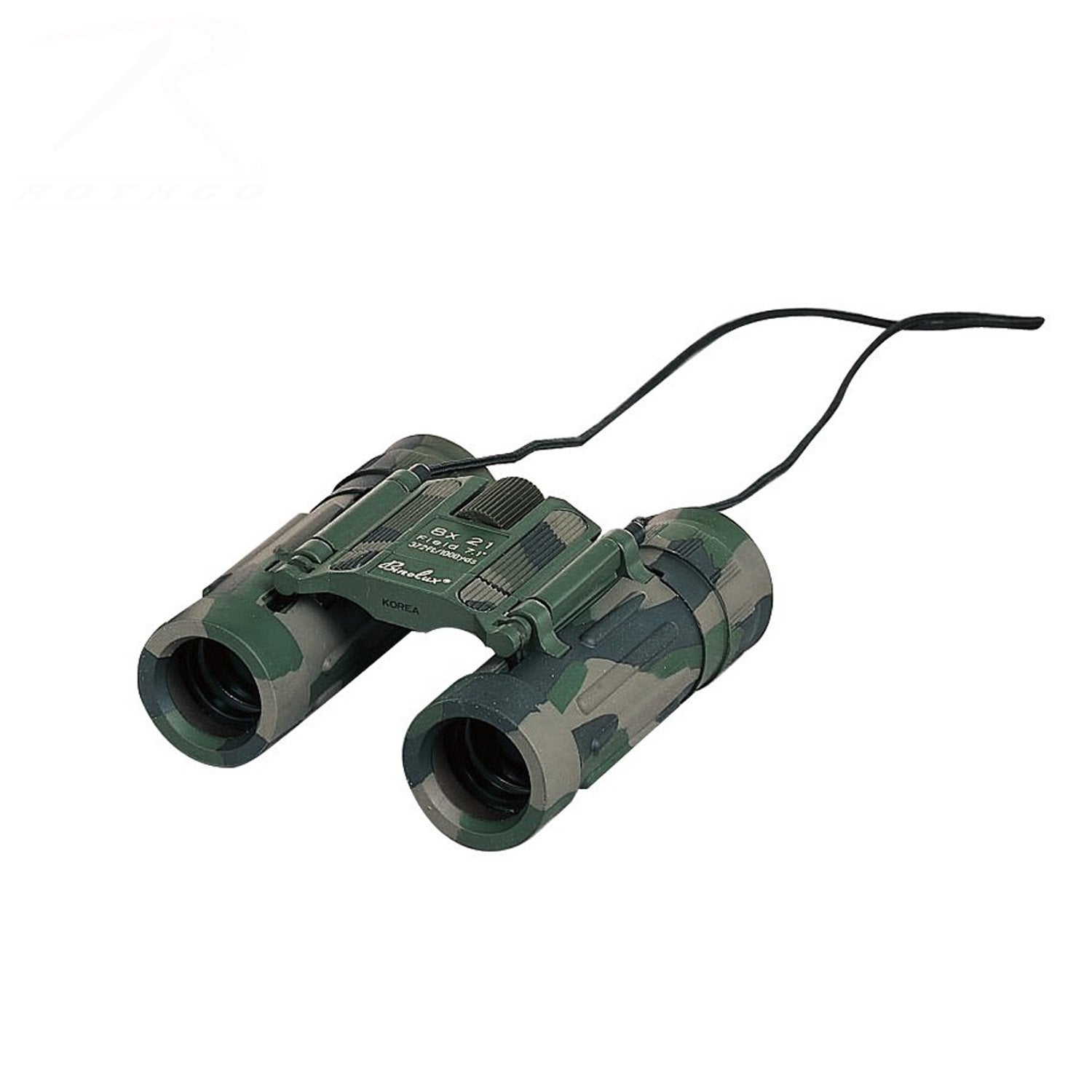 Rothco Compact Binoculars, Camo, 8 X 21