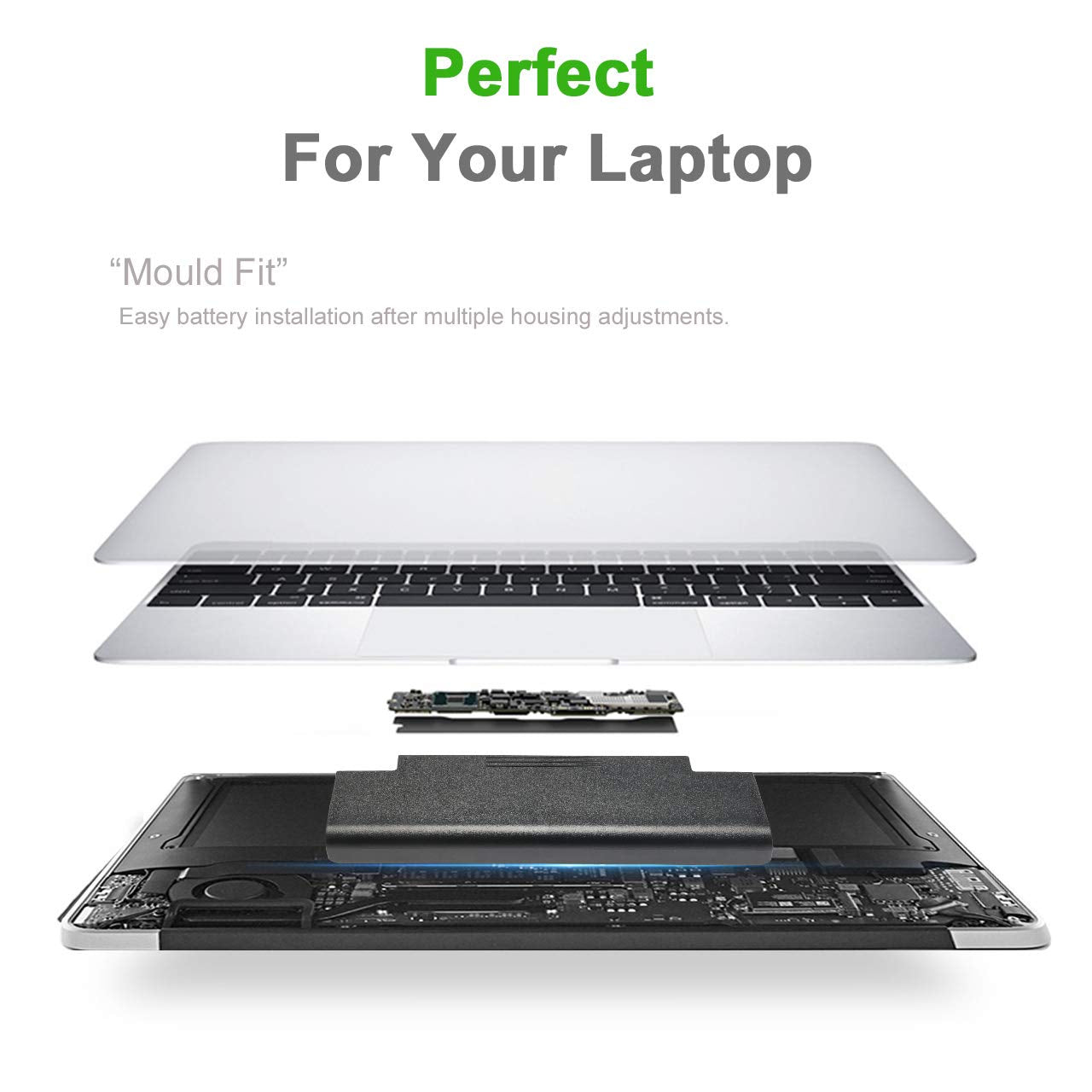 Replacement J1Knd Laptop Battery 11.1V 48Wh For Dell Inspiron N7010 N7110 N5010 N5110 N5030 N5040 N5050 3520 N4010 N4110 N4050 M