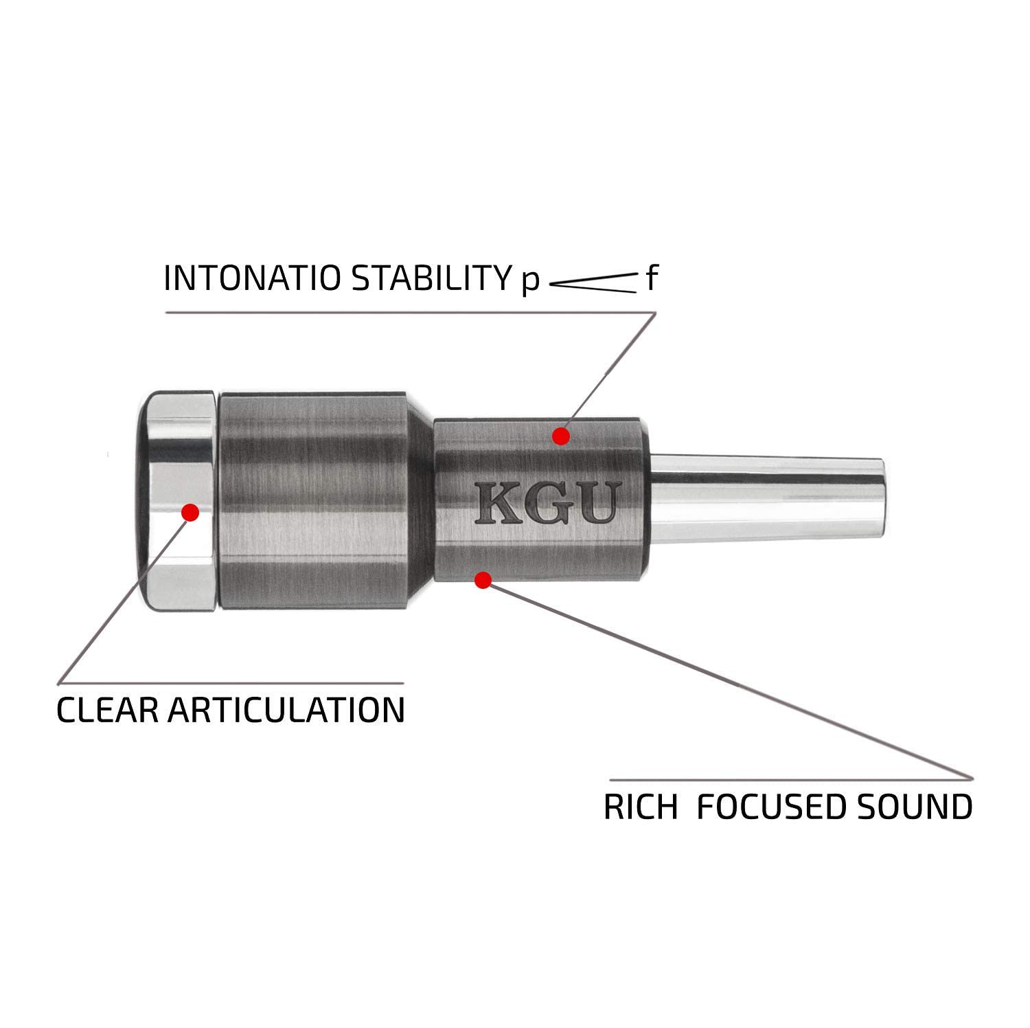 Trumpet Mouthpiece Booster Kgubrass. Custom Made Rocket Trumpet Booster Kgu Brushed Silver Plated Color
