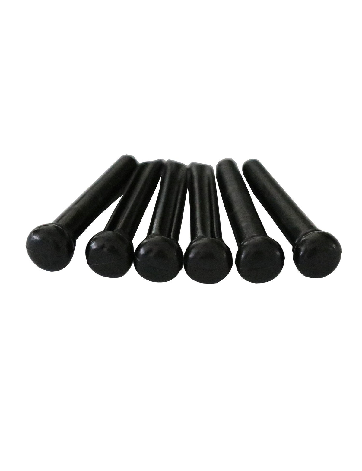 Metallor Guitar Bridge Pins String Pegs For Acoustic Guitar Parts Replacement Set Of 6 Pieces Black.