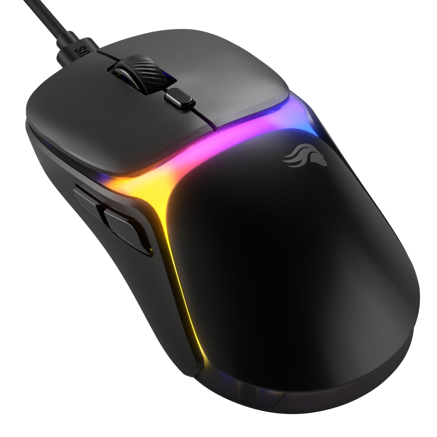 GLORIOUS Gaming Model O3 Wired Gaming Mouse - Ultralight 54g Weight, 130M Click Optical Switches, 30K DPI BAMF 3.0 Sensor, 750 I