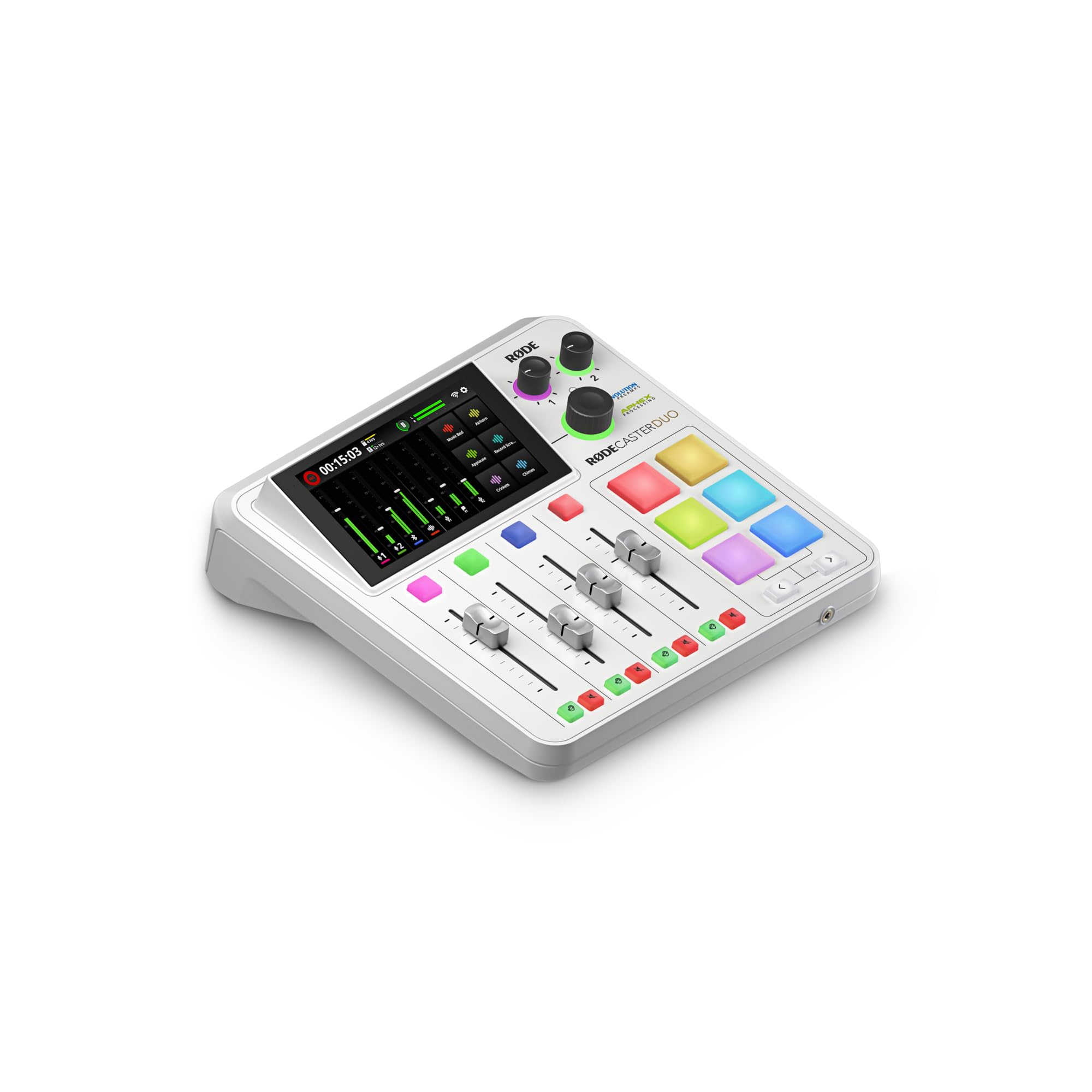 Rde Rdecaster Duo Compact All In One Audio Production Solution For Podcasting, Streaming, Music Production And Content Creation