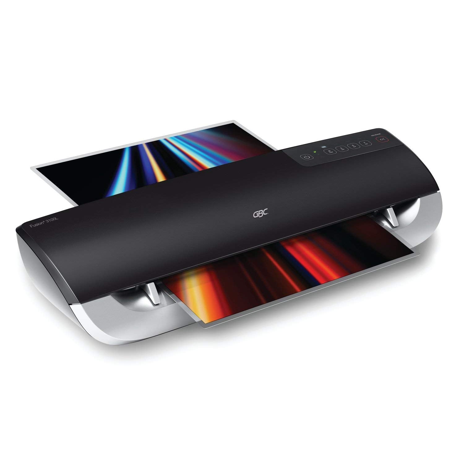 Gbc Thermal Laminator Machine, Fusion 3100L, 12 Inch, 1 Min Warm Up, 3 7 Mil, With 30 Ezuse Laminating Pouches For Home, Office And Classroom, Black (1703076)