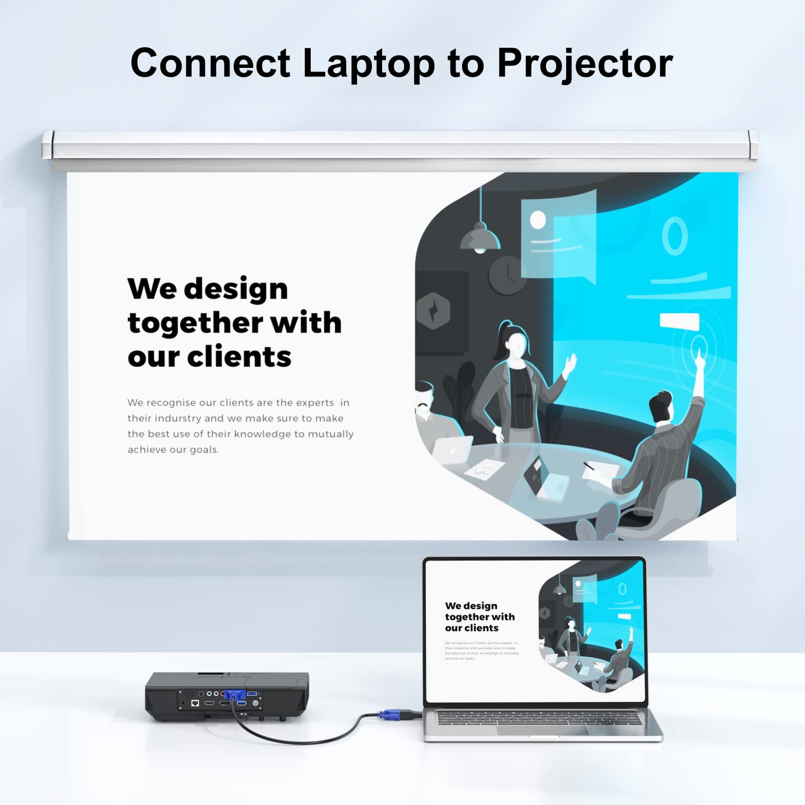 Urelegan Hdmi To Vga Adapter Converter, 1080P Male To Female Cord For Computer, Desktop, Laptop, Pc, Monitor, Projector, Hdtv, C