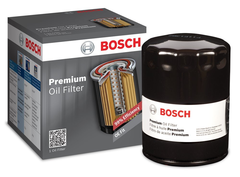 Bosch 3510 Premium Oil Filter With FILTECH Filtration Technology - Compatible With Select Chevrolet Camaro, C/K Trucks, Express,
