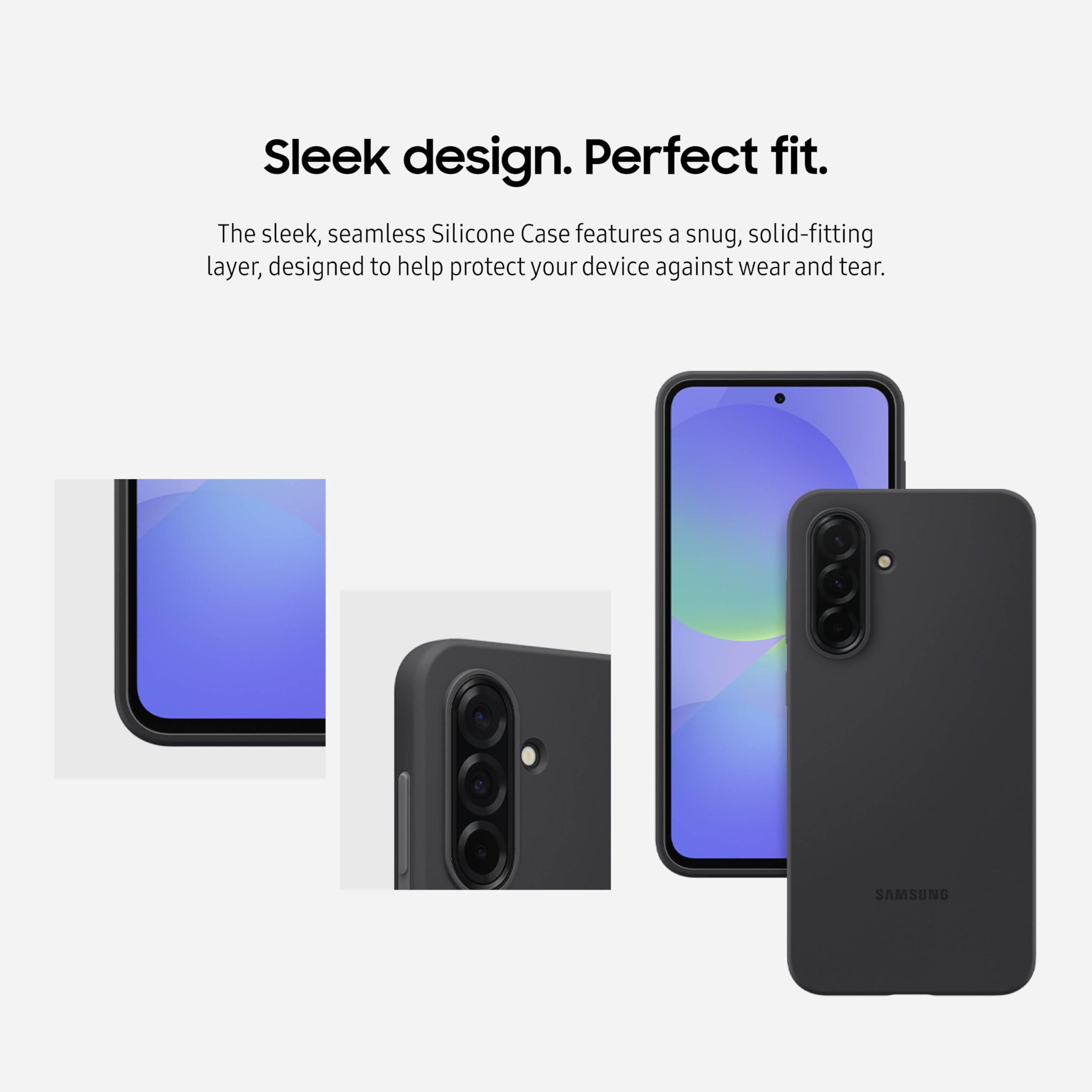 Samsung Galaxy A36 5G Silicone Case, Sleek Design, Durable Design, Lavender, Ef-Pa366Cvegus