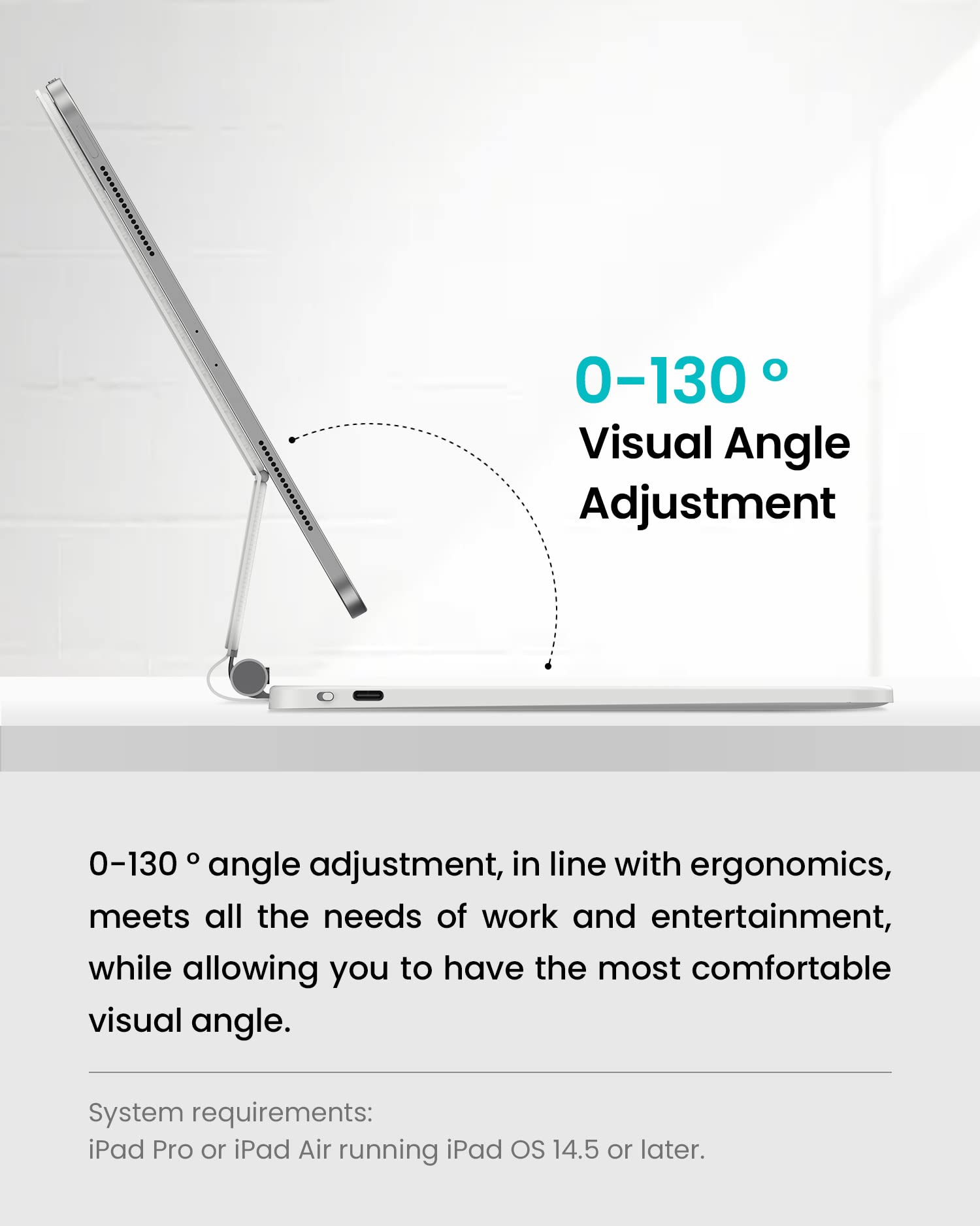 Essager Ipad Case With Keyboard For Ipad Air 11 Inch 2024(M2), Ipad Pro 11'' 4/3/2/1, Ipad 10Th, Ipad 10.9'' 5/4/3, Backlit 7 Co