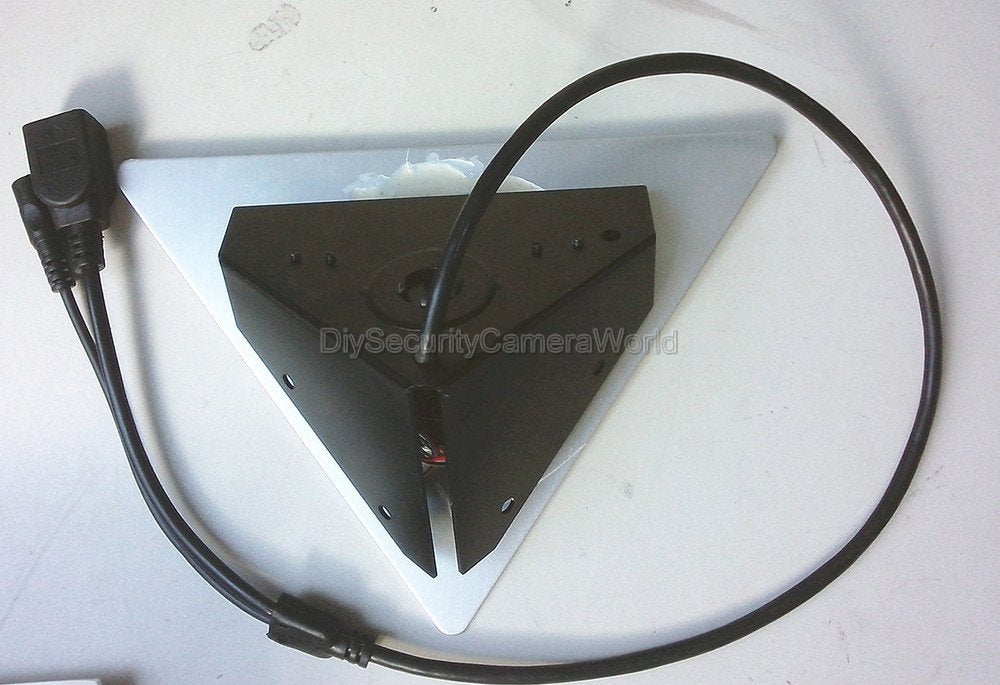 Diysecuritycameraworld H.264 1920X1080P 2.0Mp Ip Network Nightvision Corner Mountable Camera 12Vdc Support Audio P2P, Mobile Pho