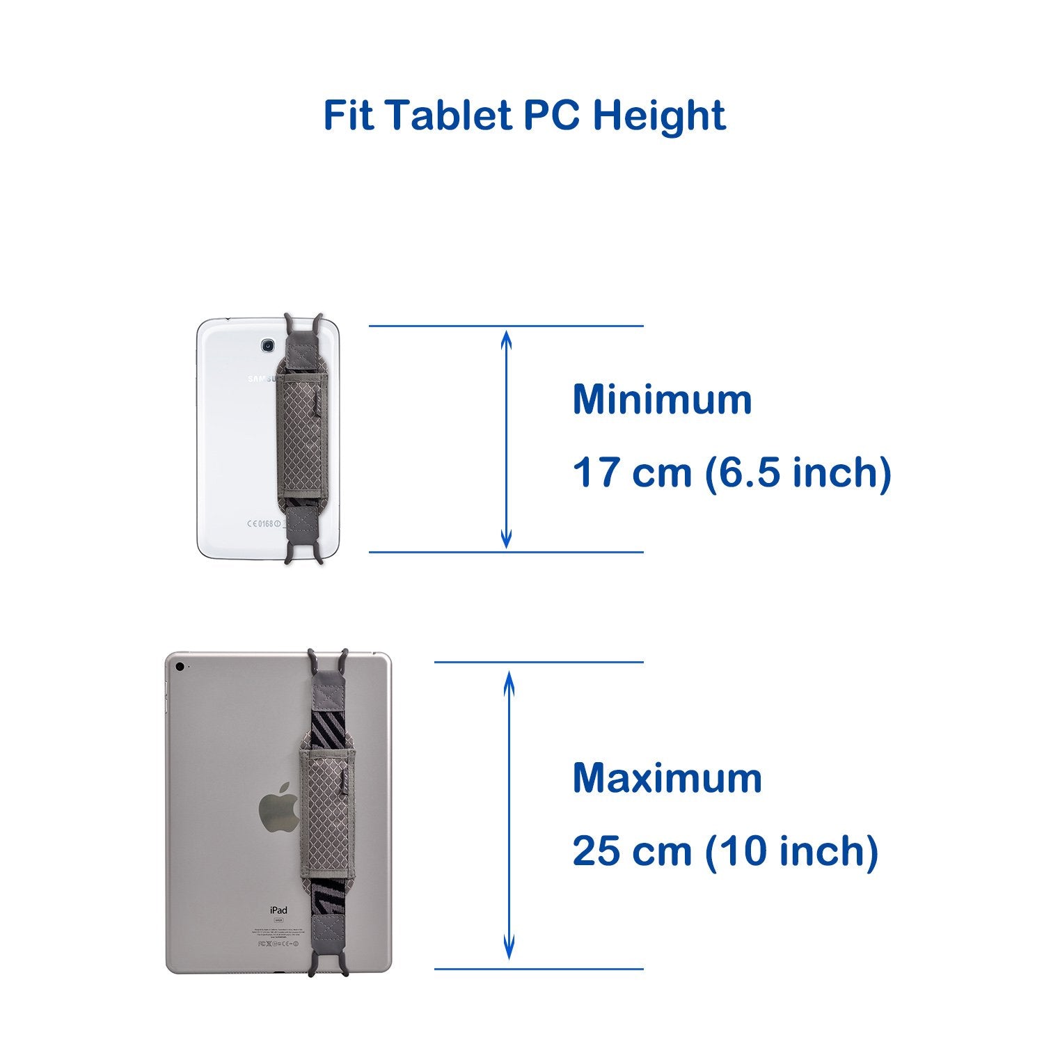 Tfy Tablet Security Hand Strap Holder, Compatible With Ipad (Ipad Mini & Mini 5 & Mini 6 / Ipad Air 5 /Ipad Air 2 / Ipad Pro 9.7