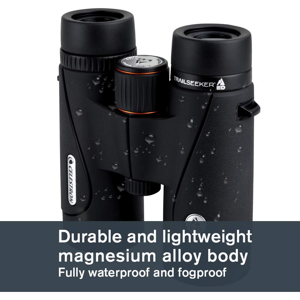 Celestron - Trailseeker Ed 10X42 Binoculars - Extra-Low Dispersion Glass - Perfect For Birdwatching And Outdoor Activities - Ful