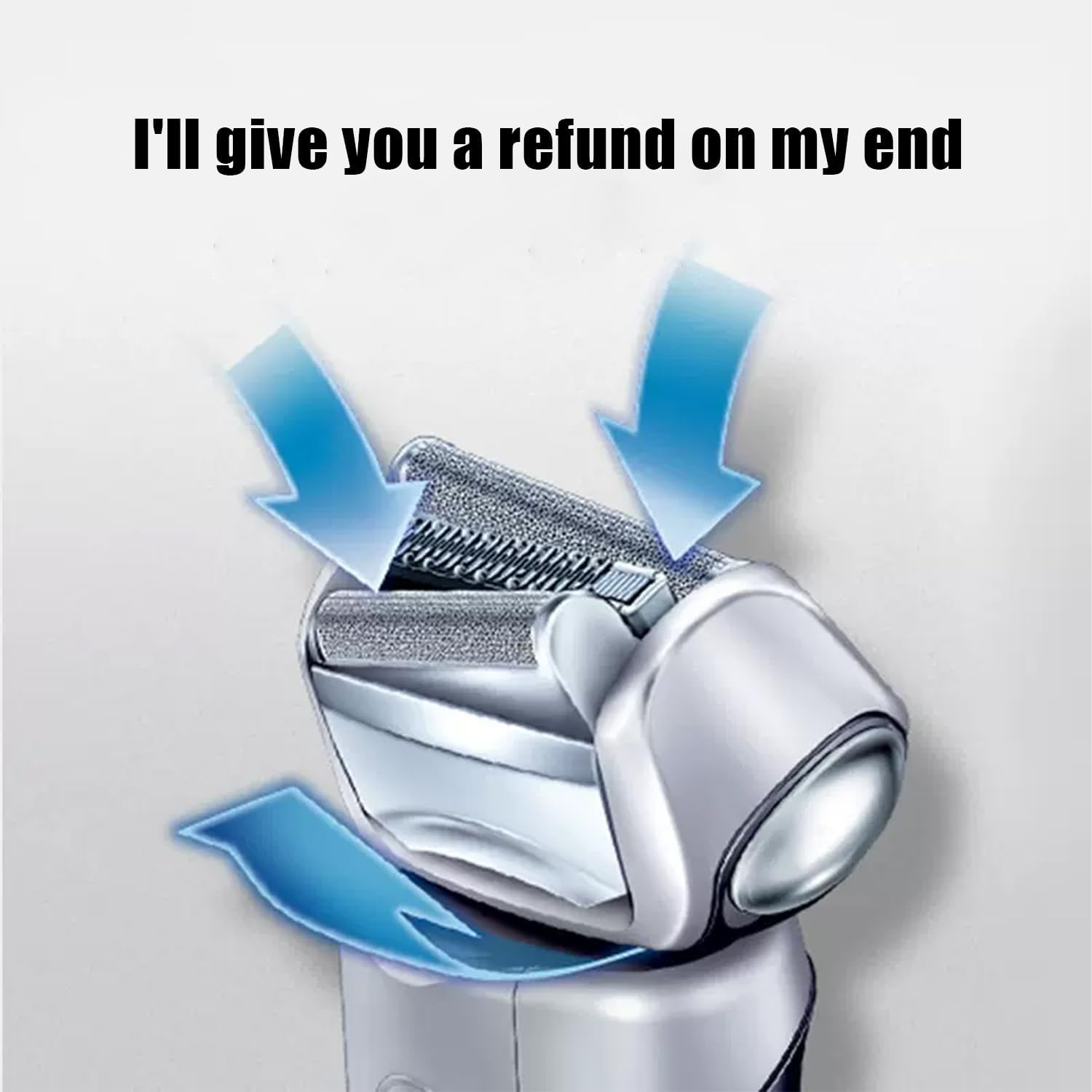 2Pcs Series 7 70S Electric Shaver Replacement Heads Compatible With Braun Series 7 Shavers Replacement For 720Cc, 730Cc, 735S, 7