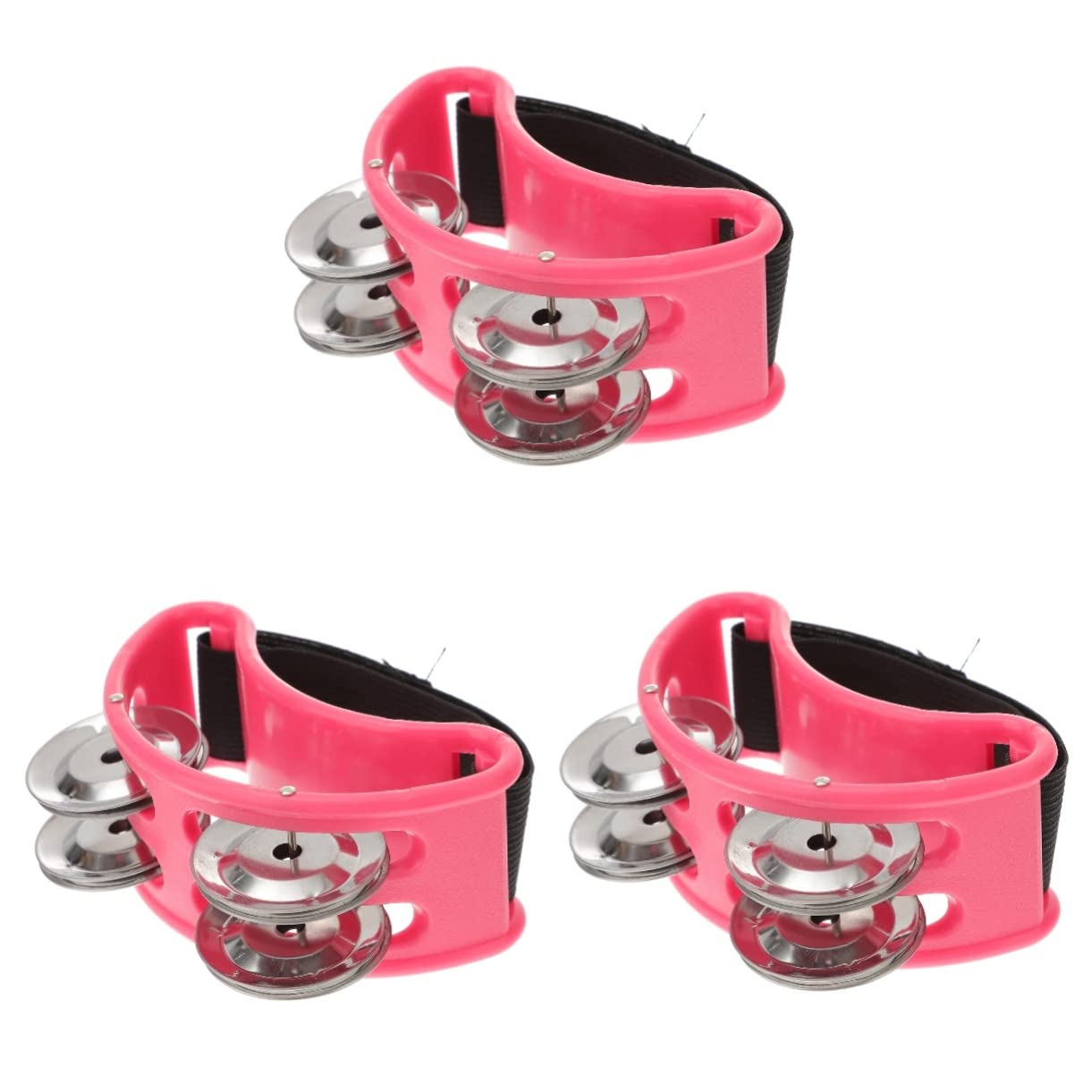 EXCLUZO 3pcs Foot Bell Rattle Instrumentos Musicales Para Adultos Kid Instrument for Pleasure Tambourine for Drum Feet Tambourin