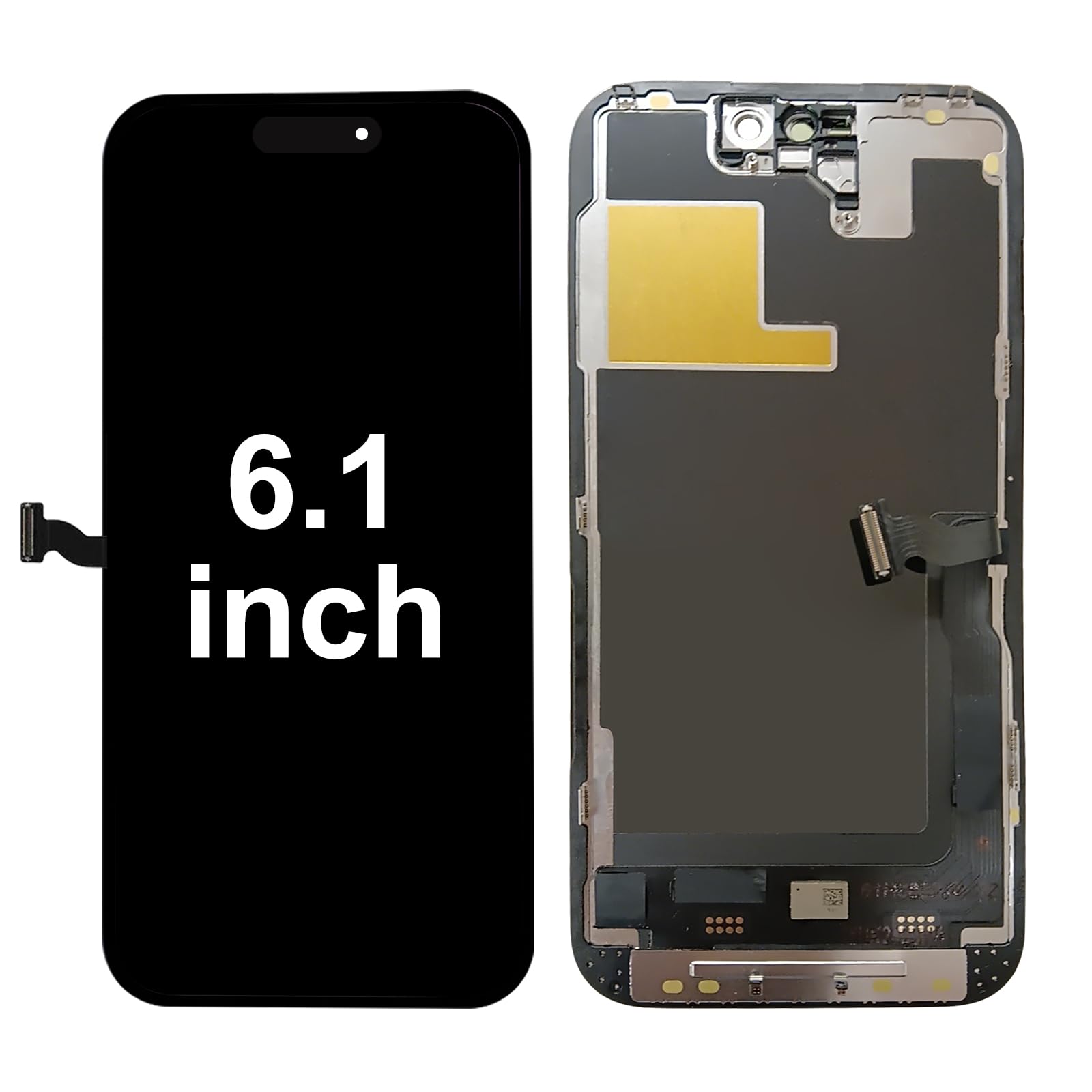 Digi4U Lcd For Iphone 14 Pro Screen Replacement, 6.1[3D Touch][Small Notch] Screen For Iphone 14 Pro Display Digitizer Assembl