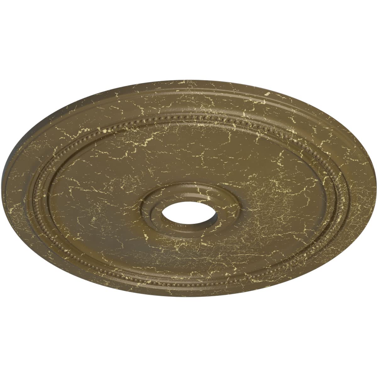 Ekena Millwork Cm24Dimmc Diane Ceiling Medallion, 24Od X 3 5/8Id X 1 1/4P (Fits Canopies Up To 6 1/4), Hand-Painted Mississippi