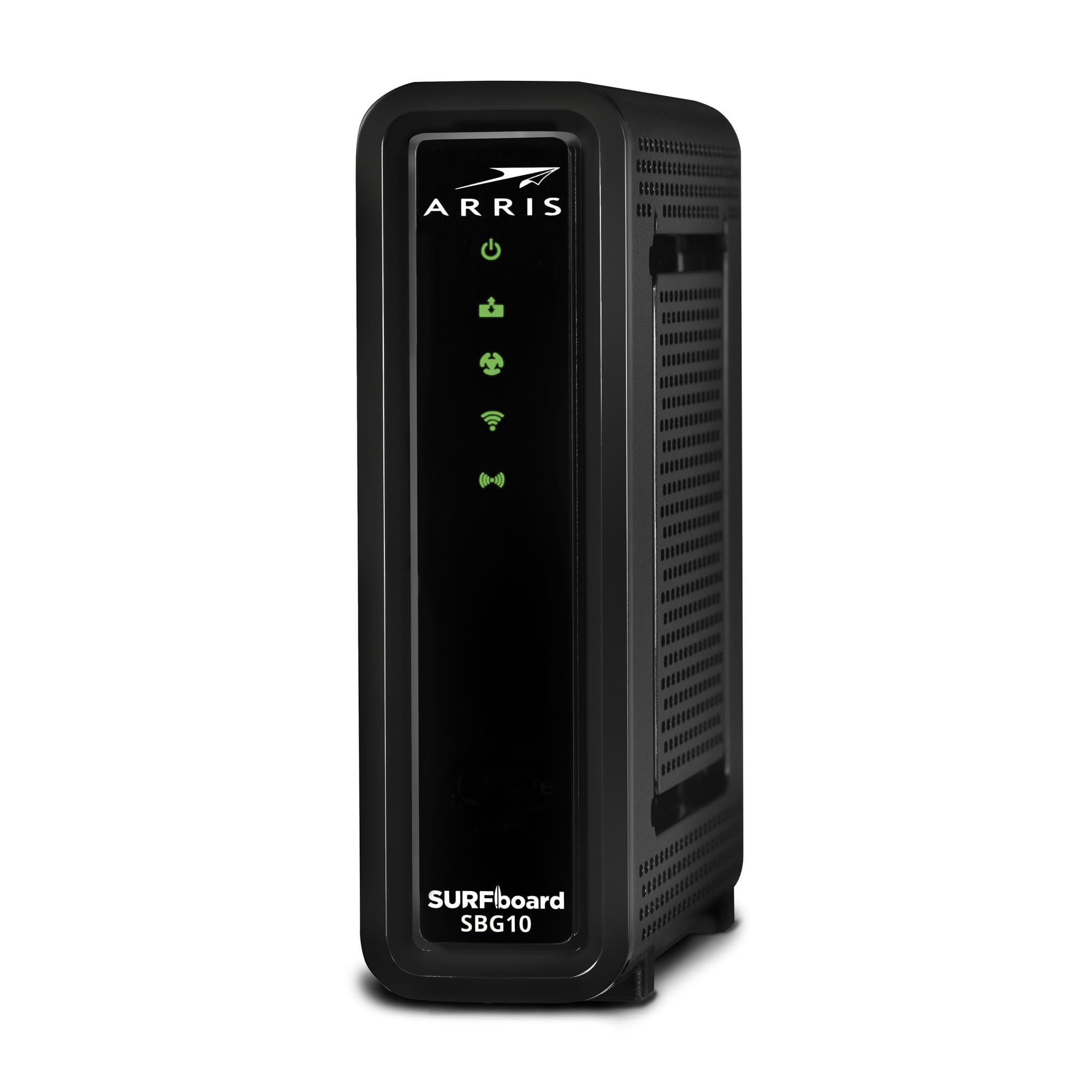 Arris Surfboard Sbg10 Docsis 3.0 16 X 4 Gigabit Cable Modem & Ac1600 Wi Fi Router , Comcast Xfinity, Cox, Spectrum, 400 Mbps Max