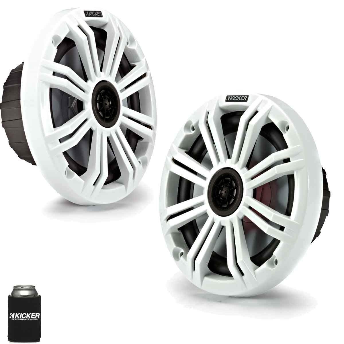 Kicker 6.5'' White Marine Speakers (Qty 2) 1 Pair Of Oem Replacement Speakers