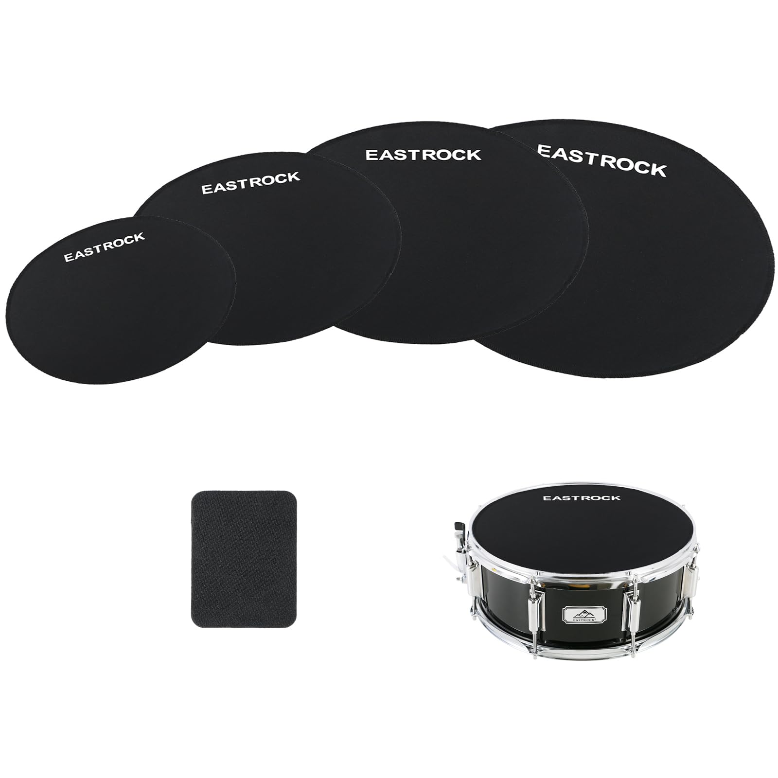 Eastrock Cymbals Mute Pack 4 Pieces Foam Cymbal Silencer Pads, Fit 14,16,18,20'' Cymbal (Cymbals Mute Pad 4 Pack)