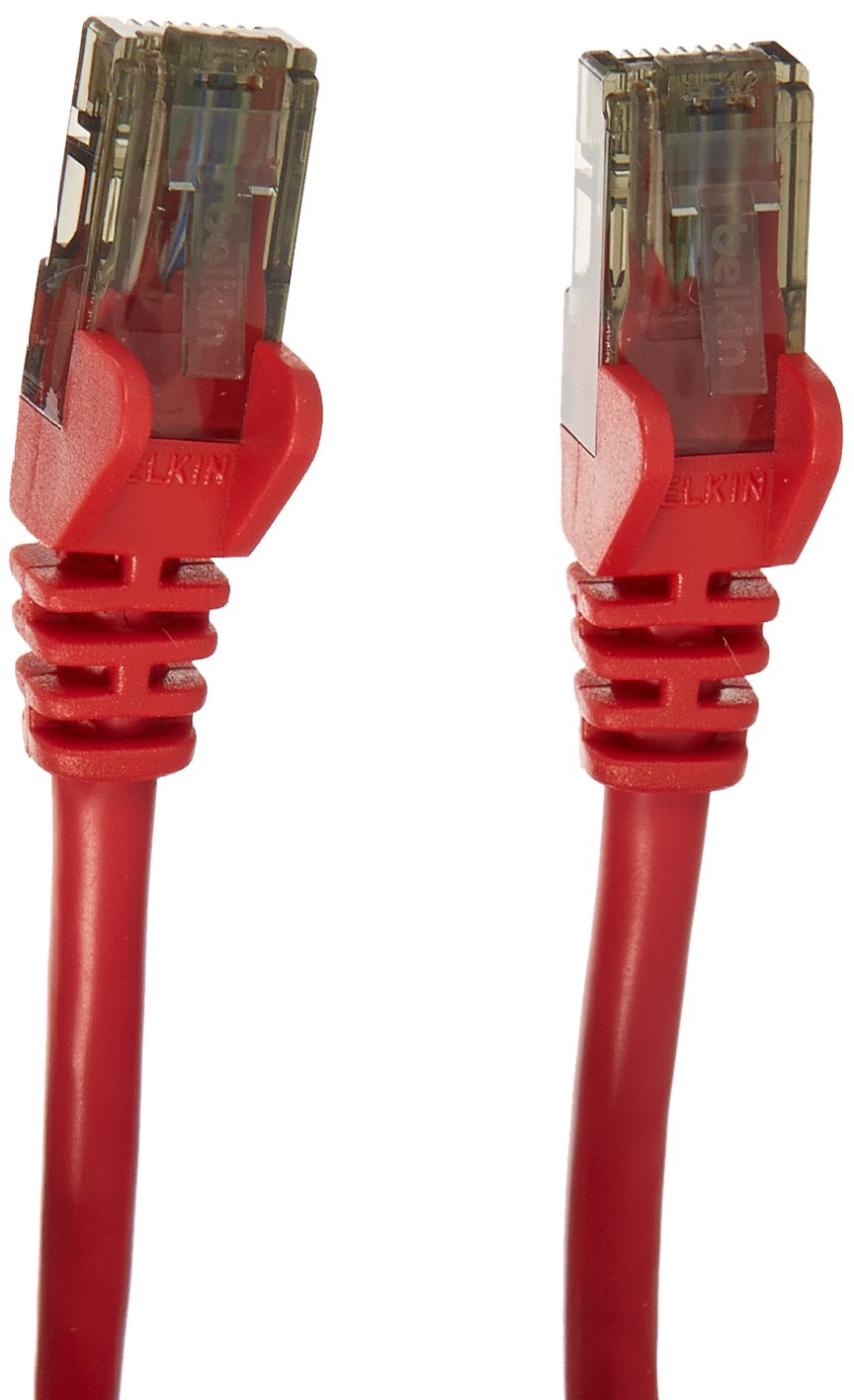 Belkin 5Ft Cat6 Patch Cable Snagless (A3L980 05 Red S)