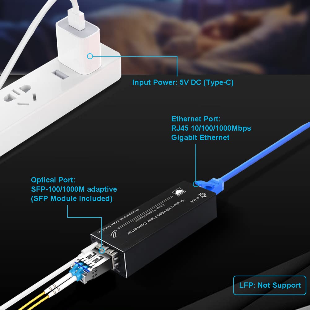 Micro Mini Gigabit Fiber Media Converter Small Size Ultra Compact 10/100/1000Mbps Ethernet Ip Copper To Fiber Optic Converter Wi