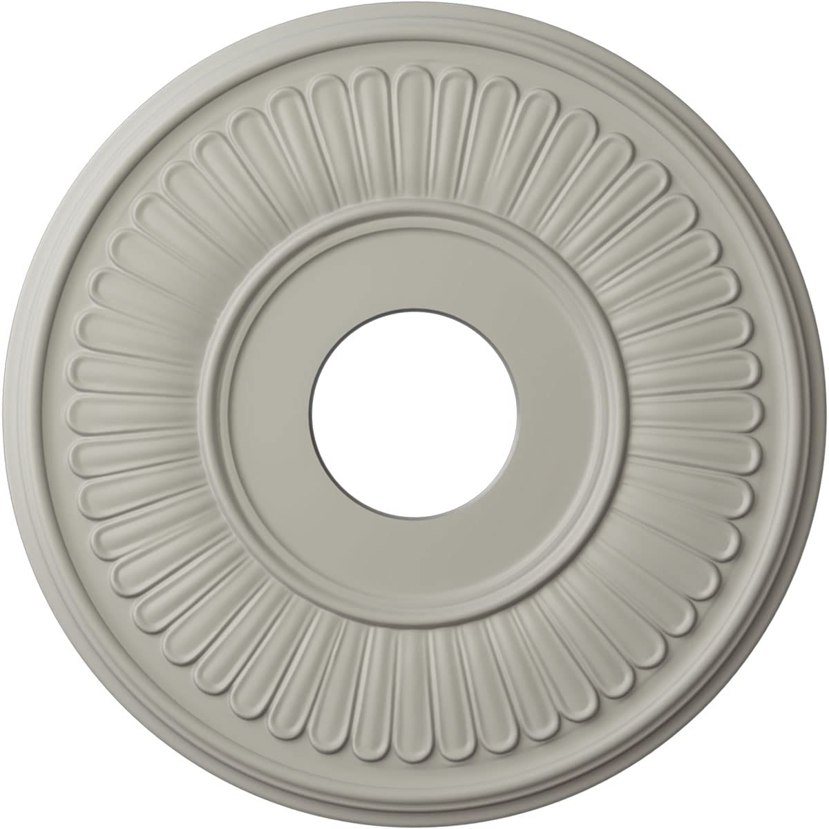 15 3/4OD x 3 7/8ID x 3/4P Berkshire Ceiling Medallion (Fits Canopies up to 7), Hand-Painted Pot of Cream