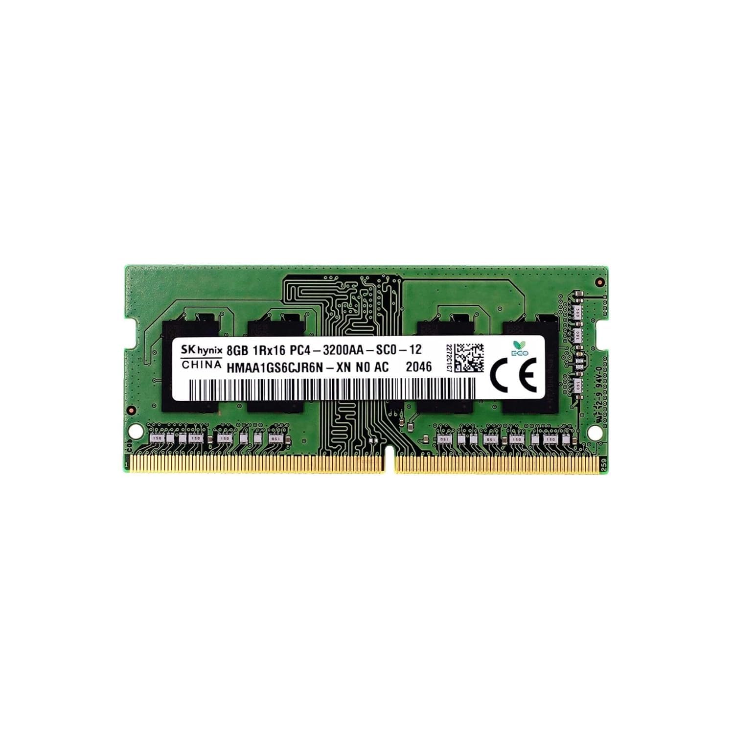 Sk Hynix 8Gb Sodimm Ddr4 3200 Pc4 1Rx16 Hmaa1Gs6Cjr6N Xn So Dimm Laptop Ram Memory For Dell Hp Lenovo And Other Systems