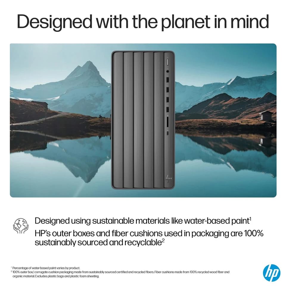 Hp Envy Desktop Pc, Intel I7-14700(Up To 5.4Ghz), 64 Gb Ram, 2 Tb Ssd, Intel Uhd Graphics 770, Windows 11 Pro, Microsoft Office