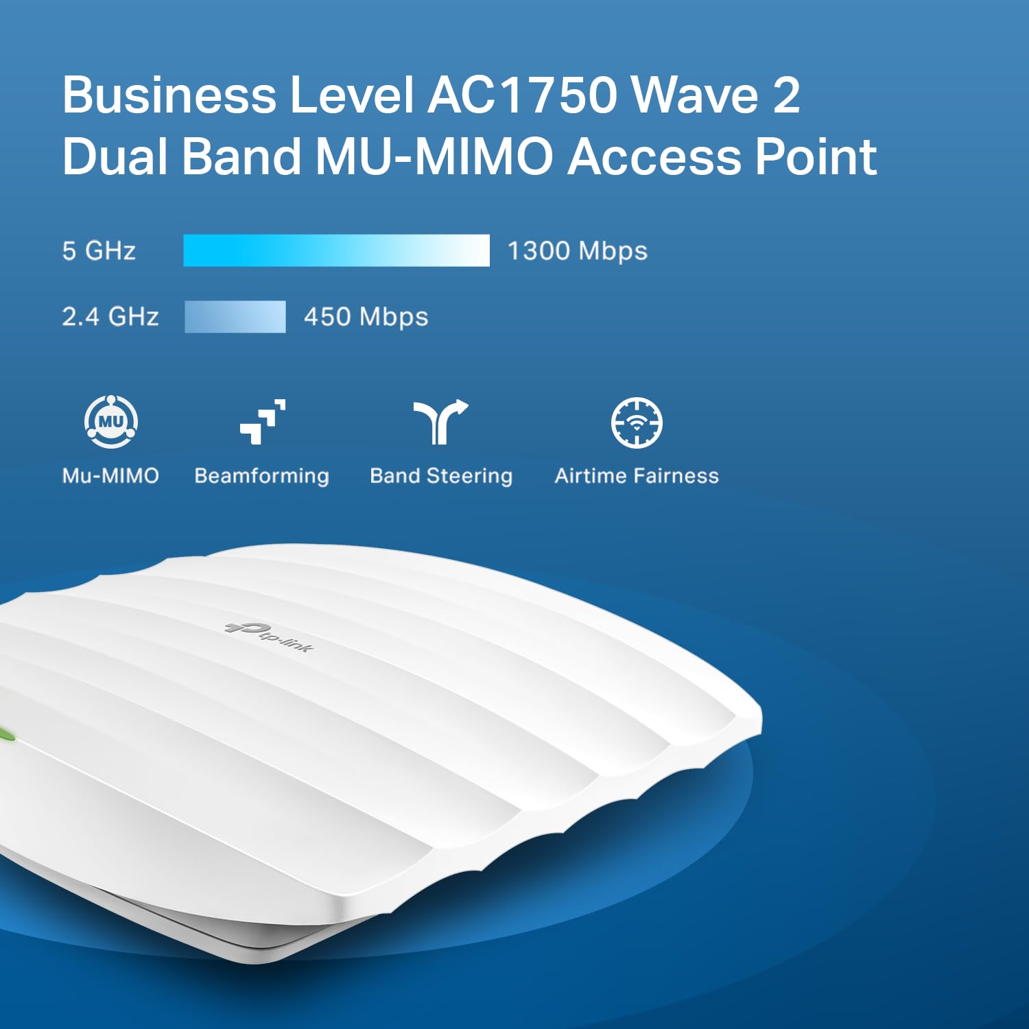 Tp Link Eap245 V3 | Omada Ac1750 Gigabit Wireless Access Point | Business Wifi Solution W/ Mesh Support, Seamless Roaming & Mu M