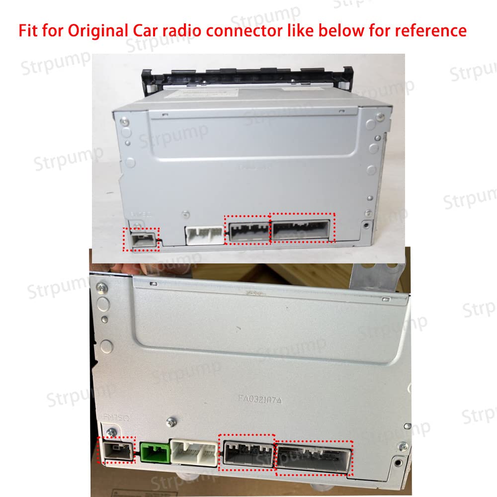 16Pin Car Radio Stereo Power Retrofit Harness Wire For For Honda Crv Civic Odyssey 2006 07 08 09 10 11 With Radio Antenna Adapte