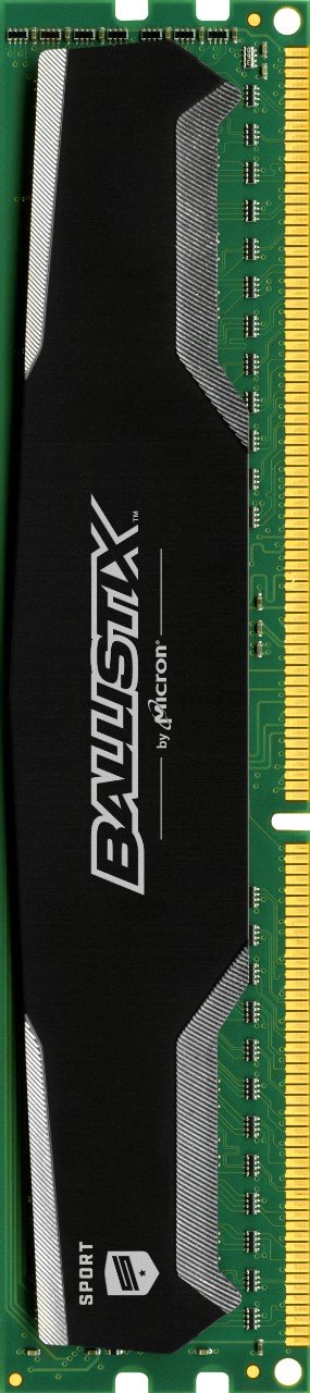 Ballistix Sport 8Gb Single Ddr3 1600 Mt/S (Pc3 12800) Udimm 240 Pin Memory   Bls8G3D1609Ds1S00