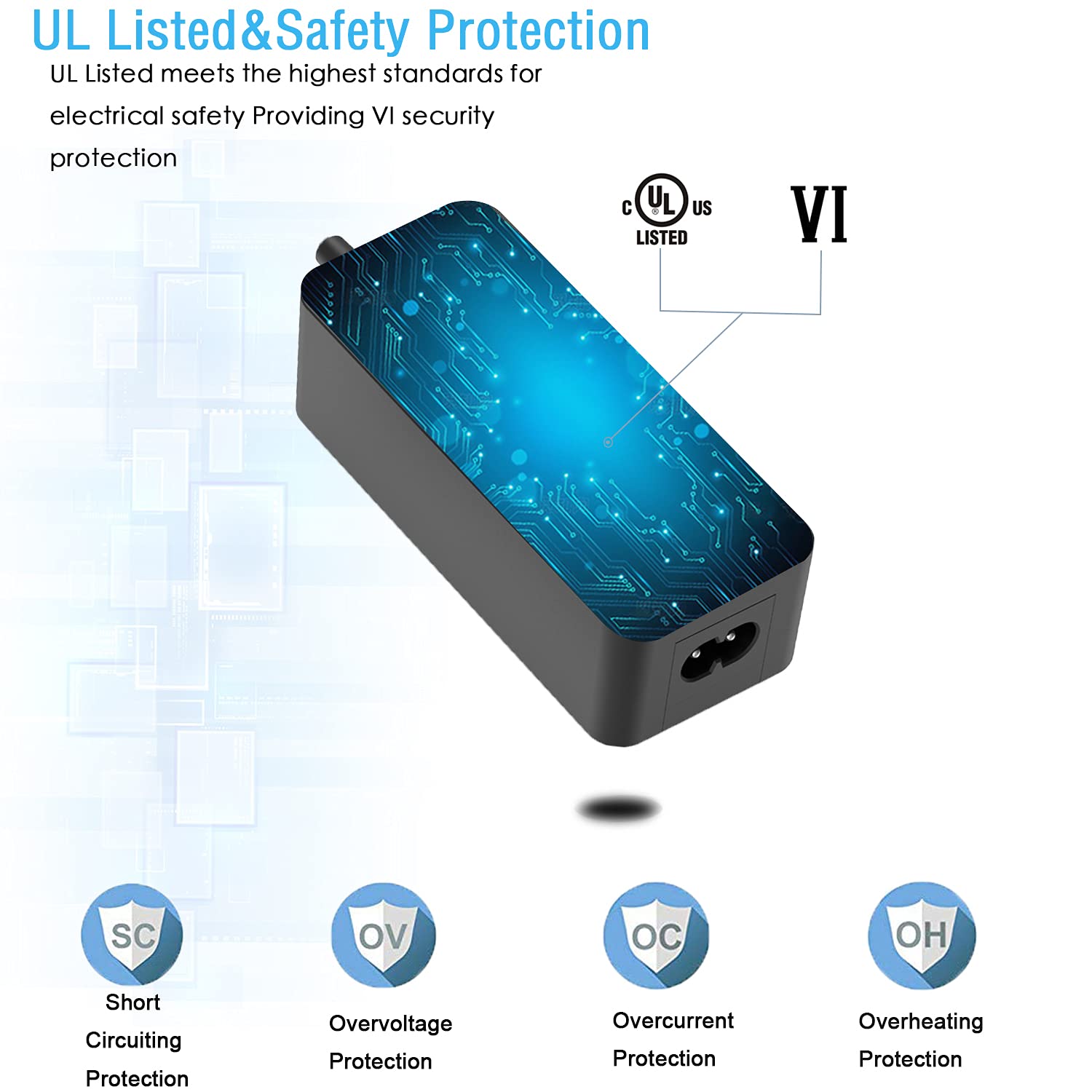 65W 45W Charger Fit For Acer Aspire Series Laptop   (Ul Safety Certified Products)