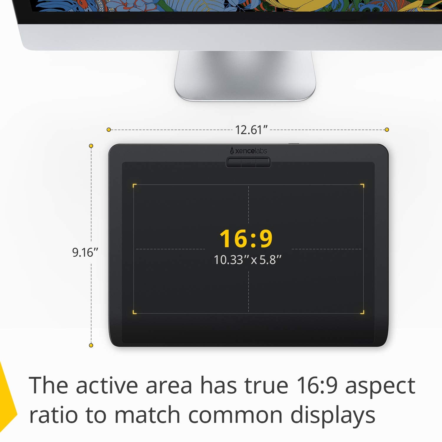 Xencelabs, Graphic Tablet Medium, Wireless Drawing Tablet With 2 Battery Free Digital Pen, Tilt Support Stylus With 8192 Levels